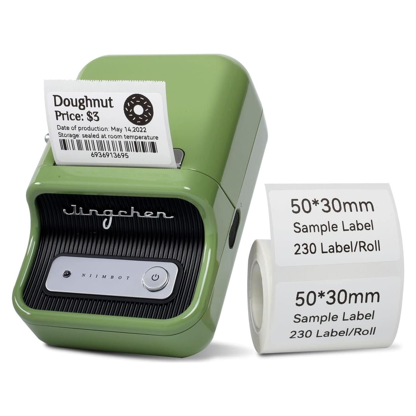 Impresora de Etiquetas Térmica Portátil Niimbot B21 Bluetooth Verde