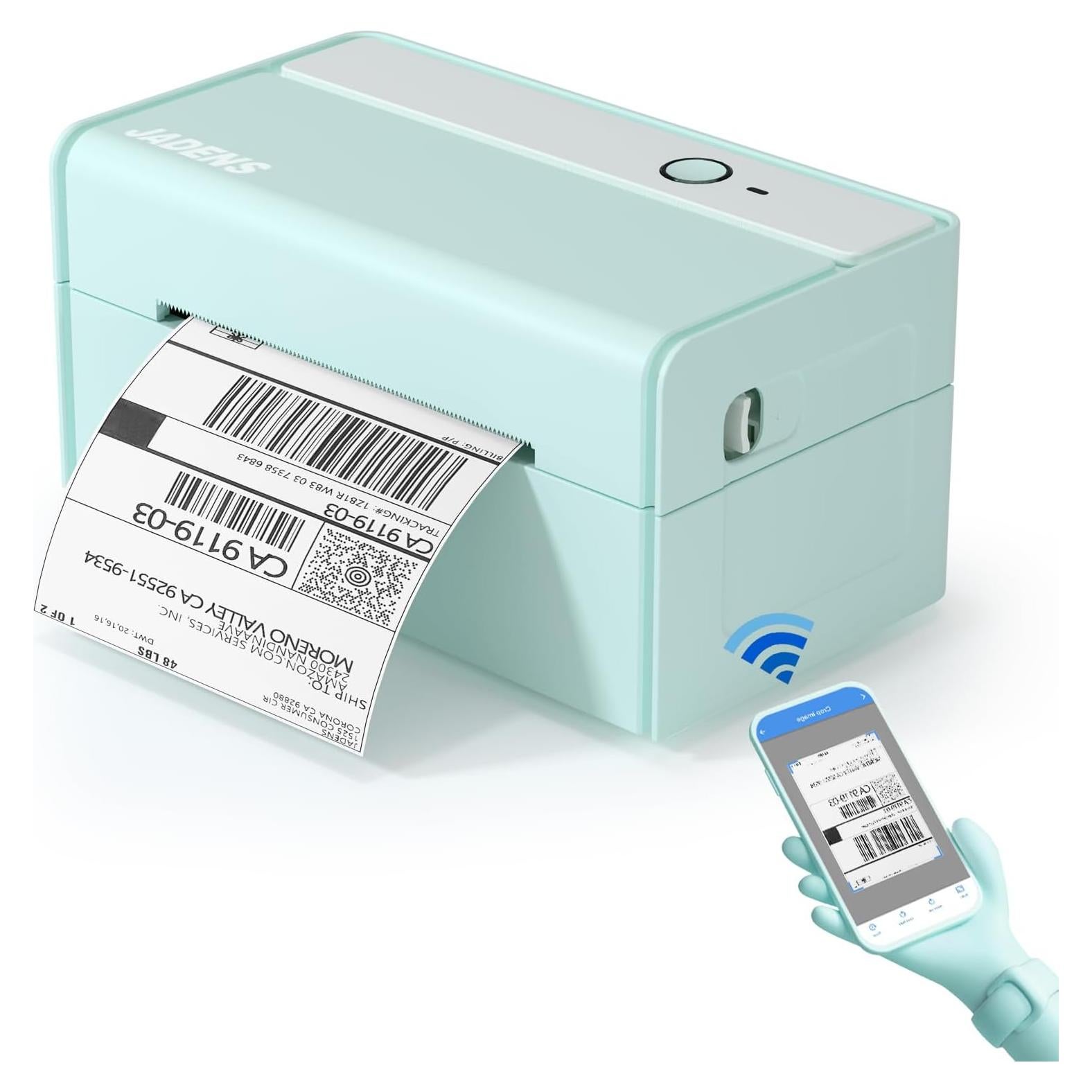 Impresora Térmica de Etiquetas JADENS 468BT Verde 4x6