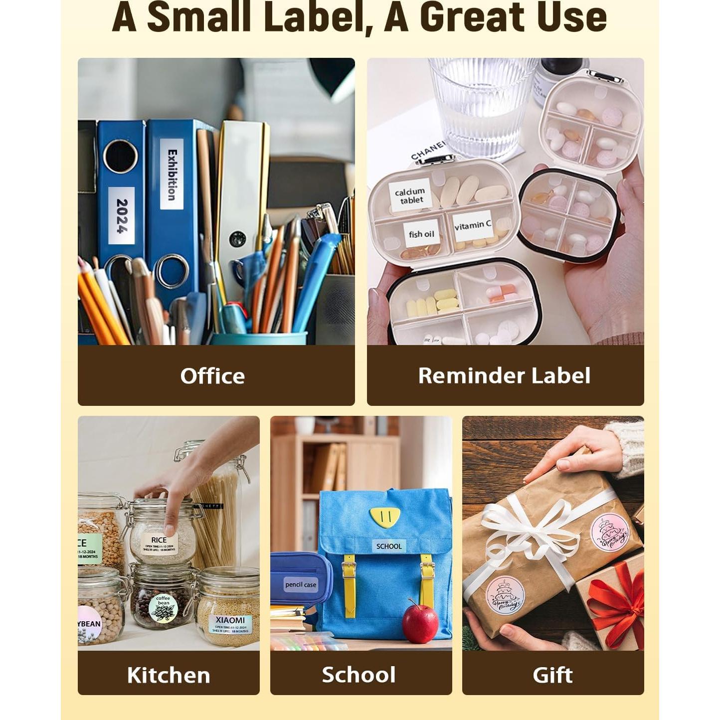 Impresora de Etiquetas Bluetooth NADAIIN N20 Portátil 5.1cm