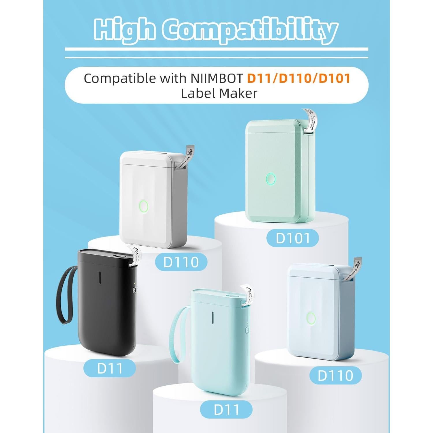 3 Rollos Cinta Etiquetadora Odolpin D110 14x40mm Transparente