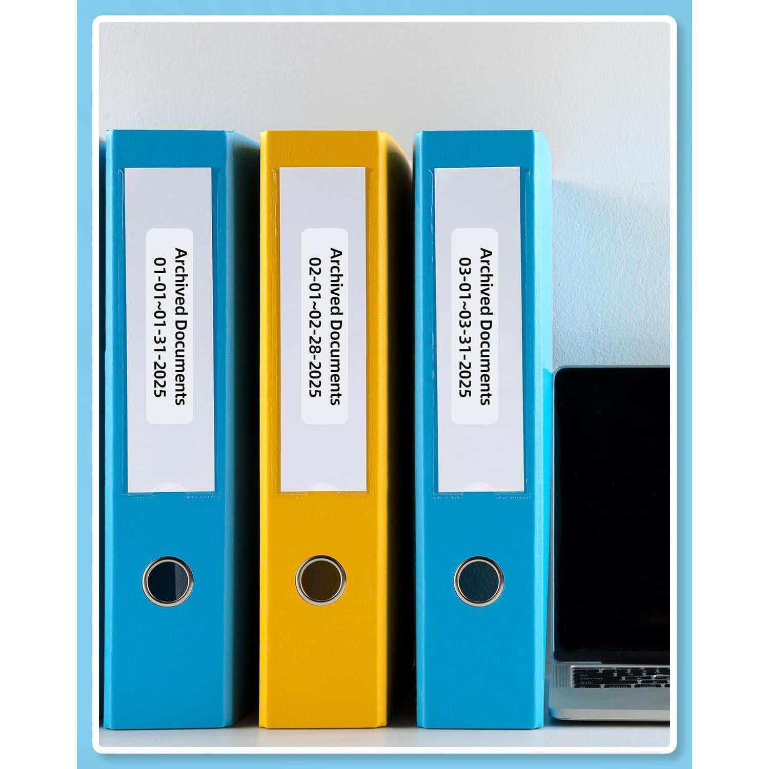 3 Rollos Cinta Etiquetadora Odolpin D110 14x40mm Transparente