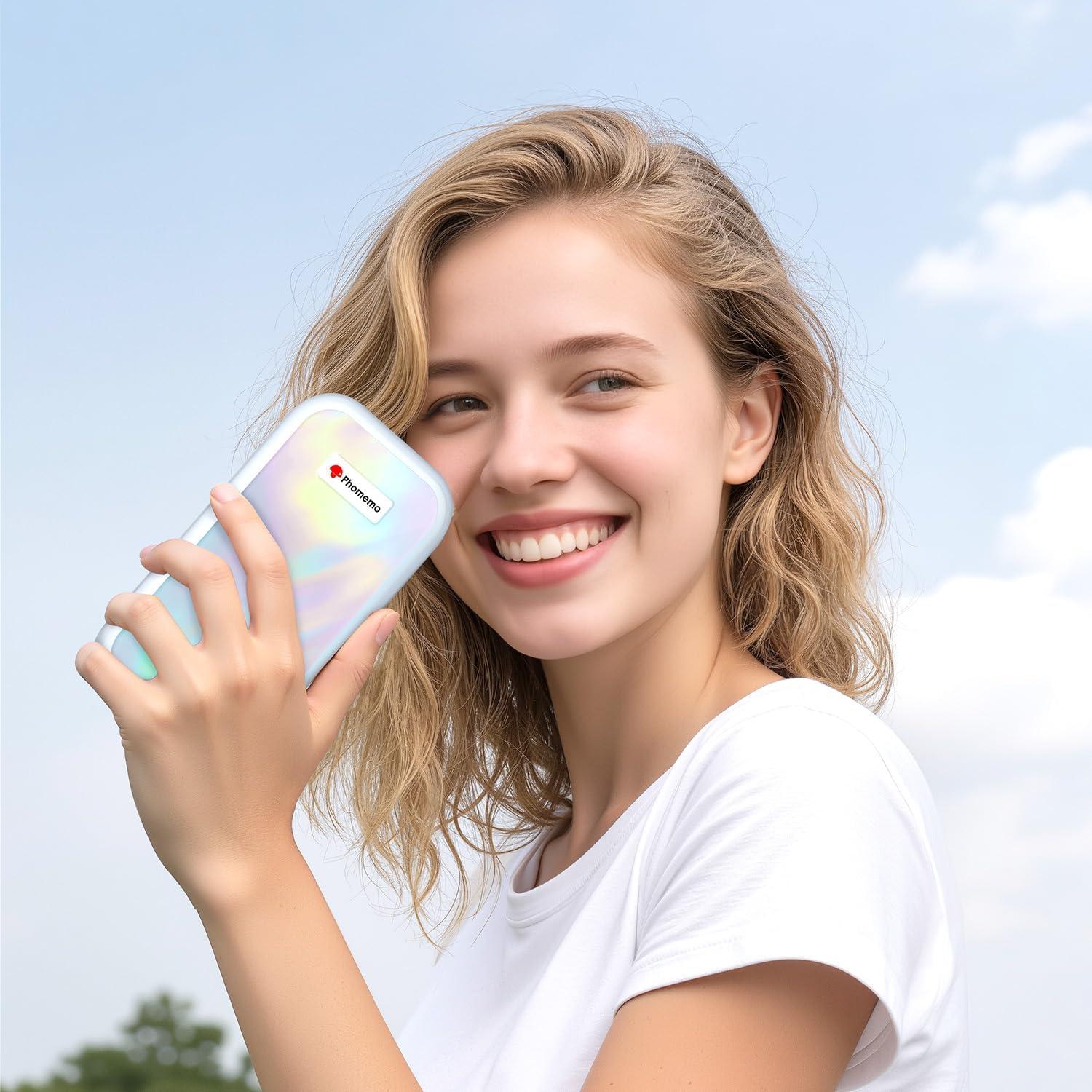 Funda de Silicona Holográfica para Etiquetadora Phomemo D30