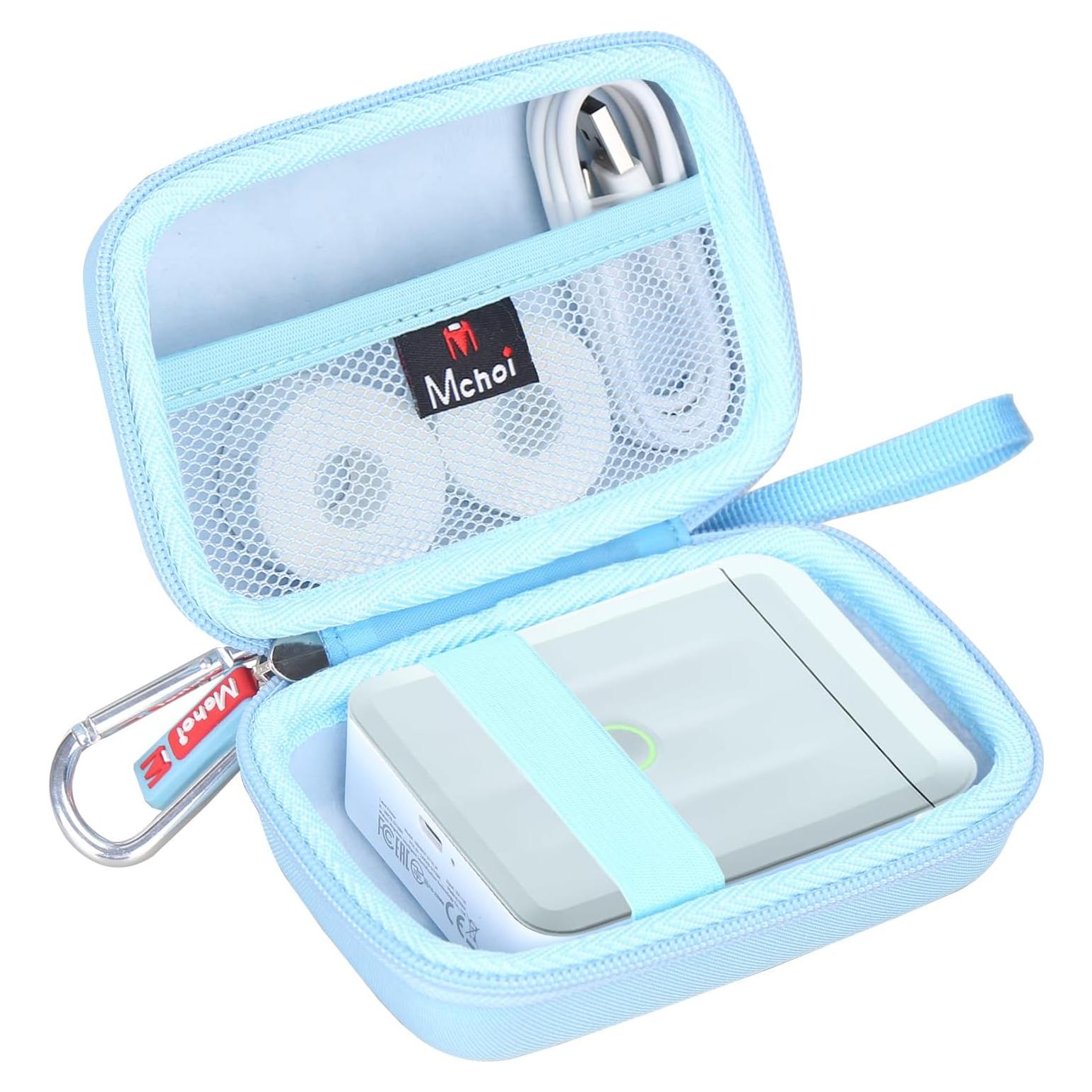 Funda Protectora Mchoi para Etiquetadora NIIMBOT D11/D110 Azul