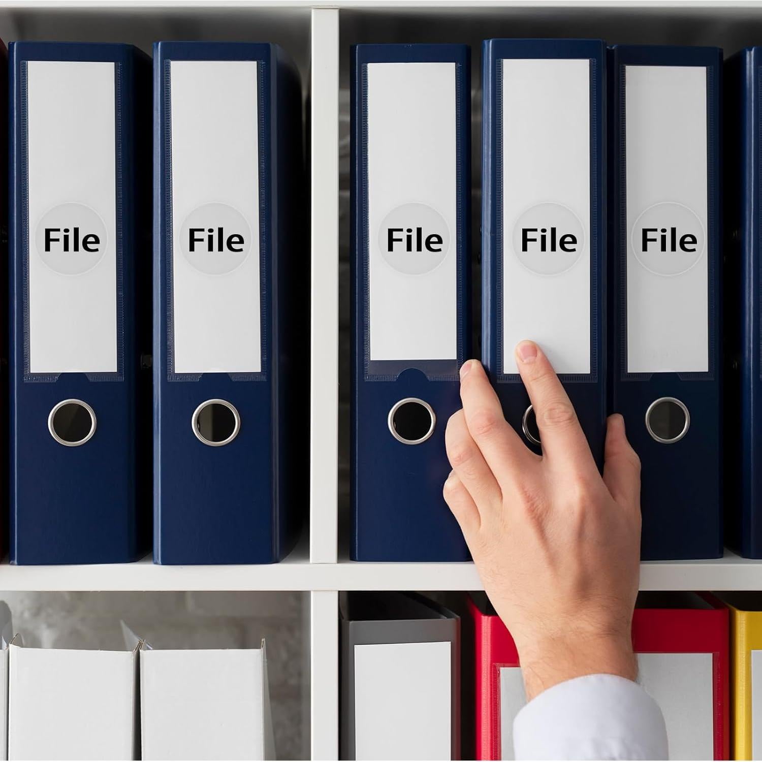 500 Etiquetas Térmicas Circulares Transparentes DLUGOPIS 2.54cm