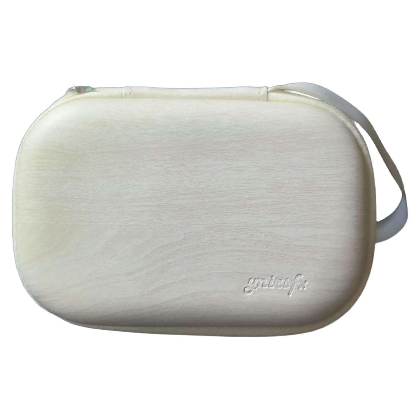 Funda de Cuero Grano de Madera para Etiquetadora Phomemo D30