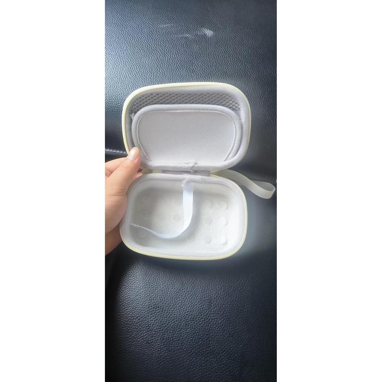 Funda de Cuero Grano de Madera para Etiquetadora Phomemo D30