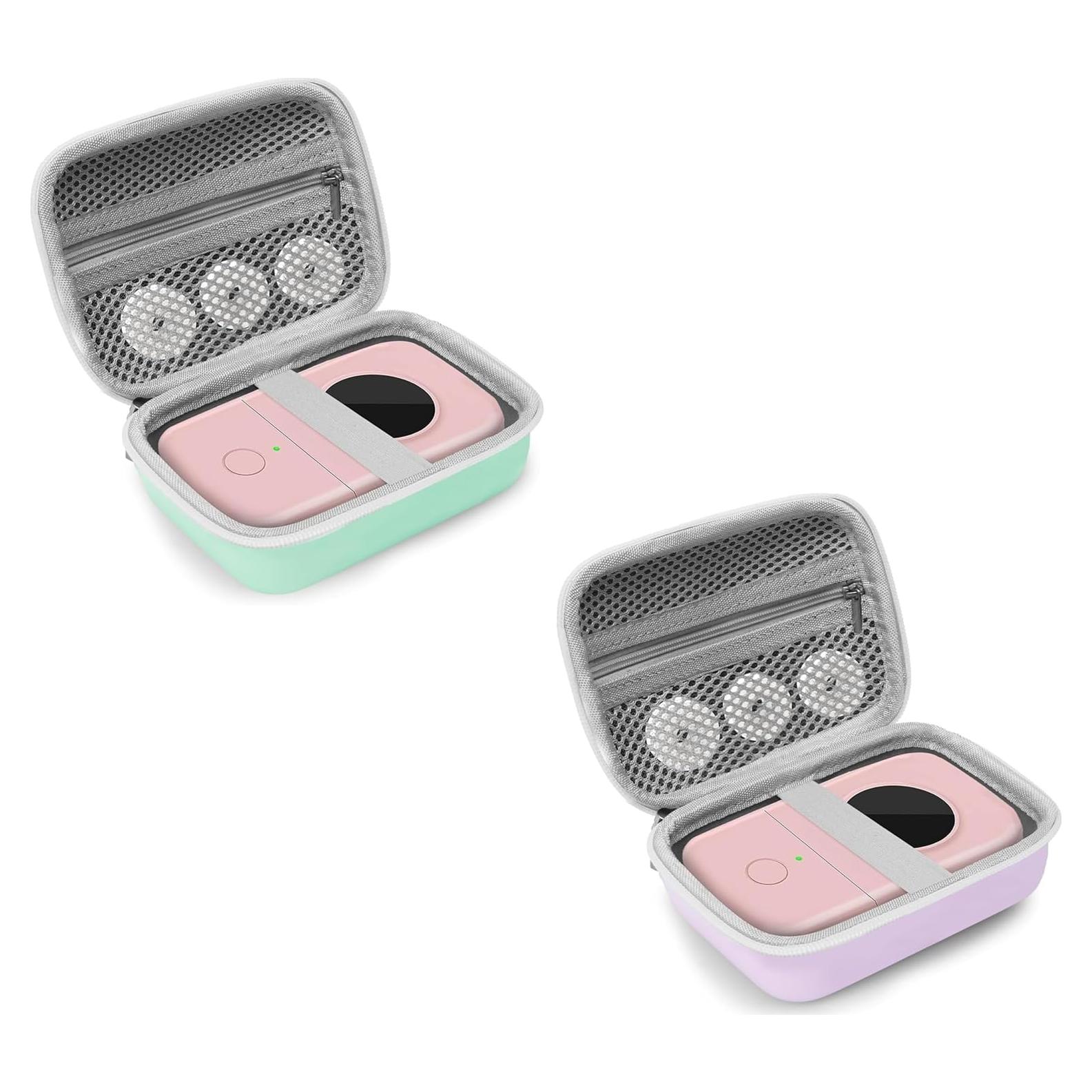 Funda EVA Organizador para Fabricador de Etiquetas UCEC Verde/Morado