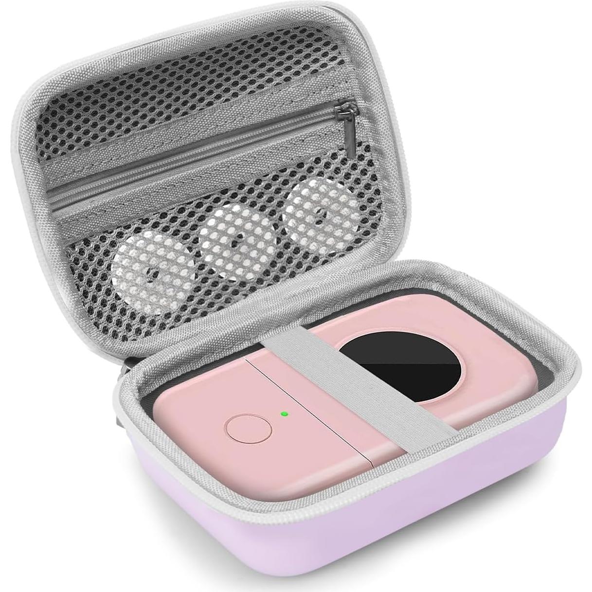 Funda EVA Organizador para Fabricador de Etiquetas UCEC Verde/Morado