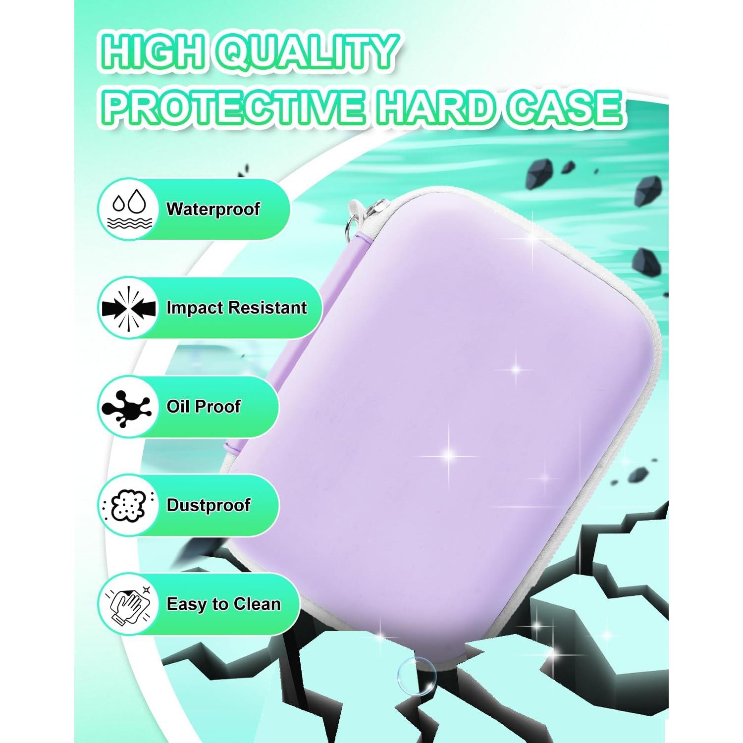 Funda EVA Organizador para Fabricador de Etiquetas UCEC Verde/Morado