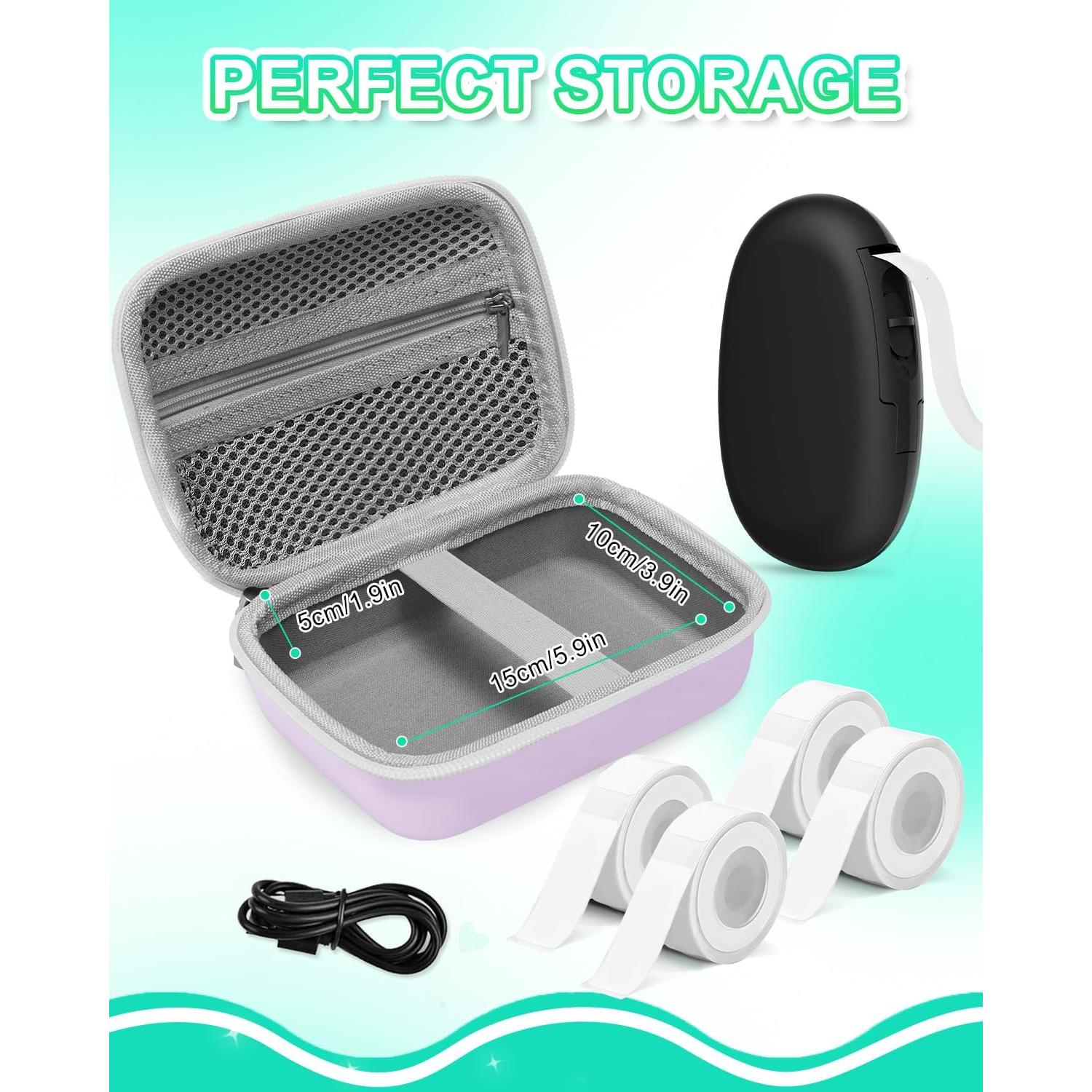 Funda EVA Organizador para Fabricador de Etiquetas UCEC Verde/Morado