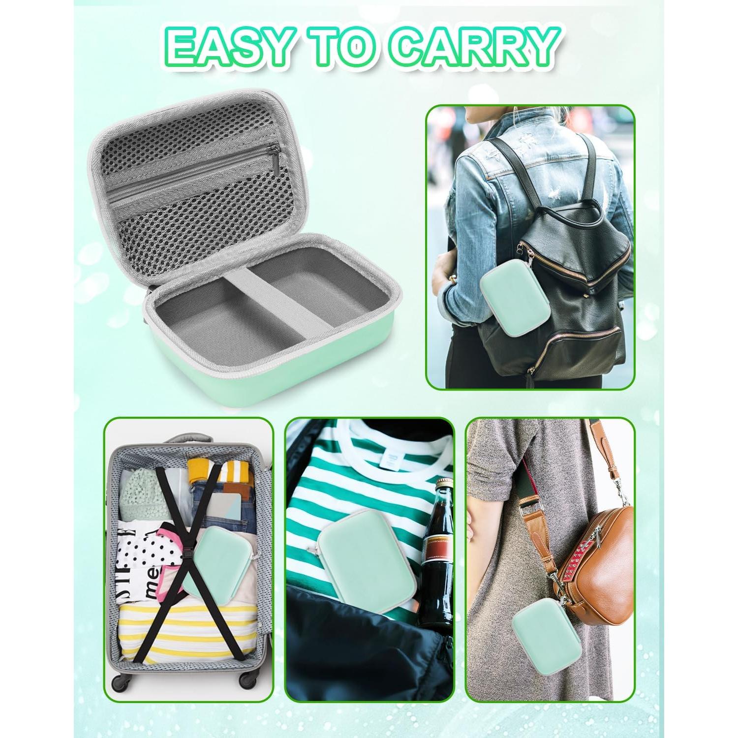 Funda EVA Organizador para Fabricador de Etiquetas UCEC Verde/Morado