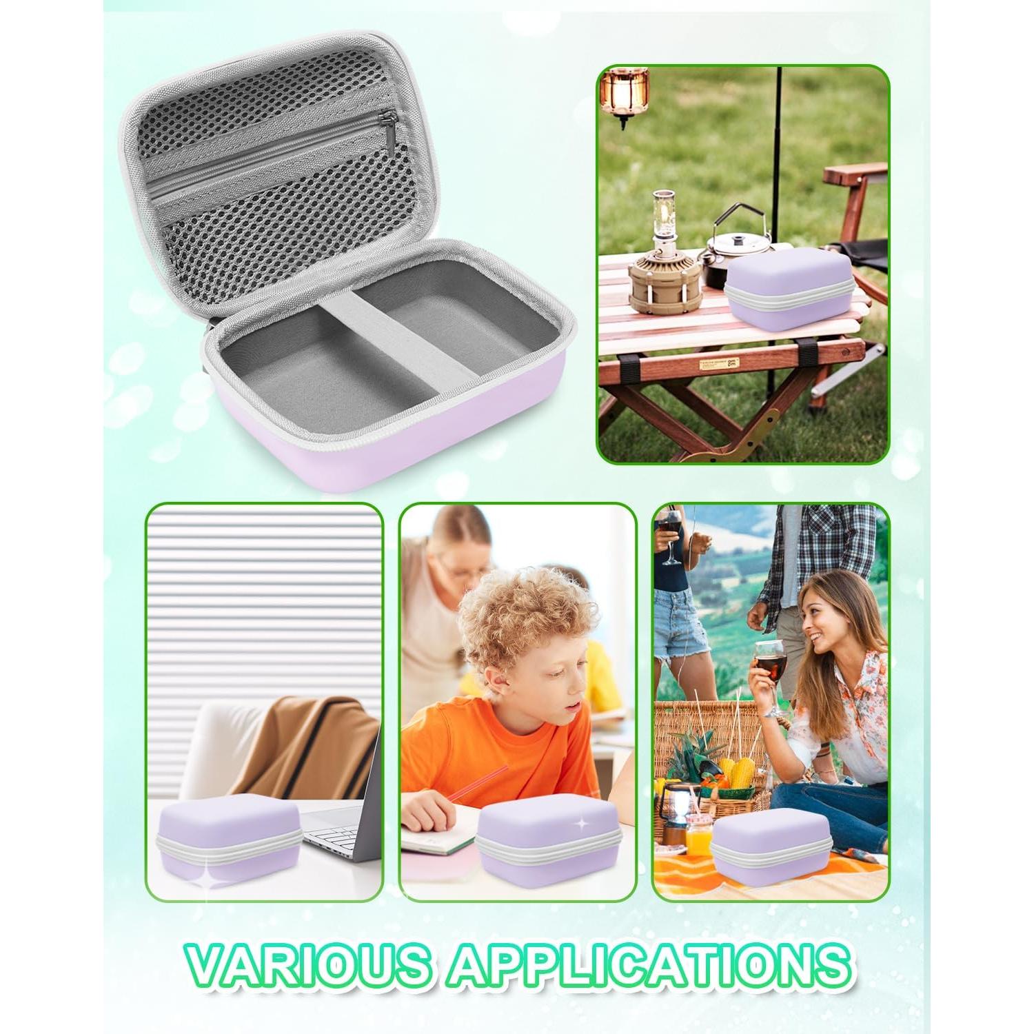 Funda EVA Organizador para Fabricador de Etiquetas UCEC Verde/Morado