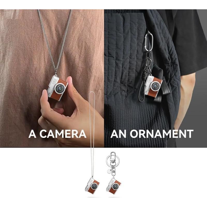 Mini Cámara Digital Retro 1080P Foivtrui con 32GB