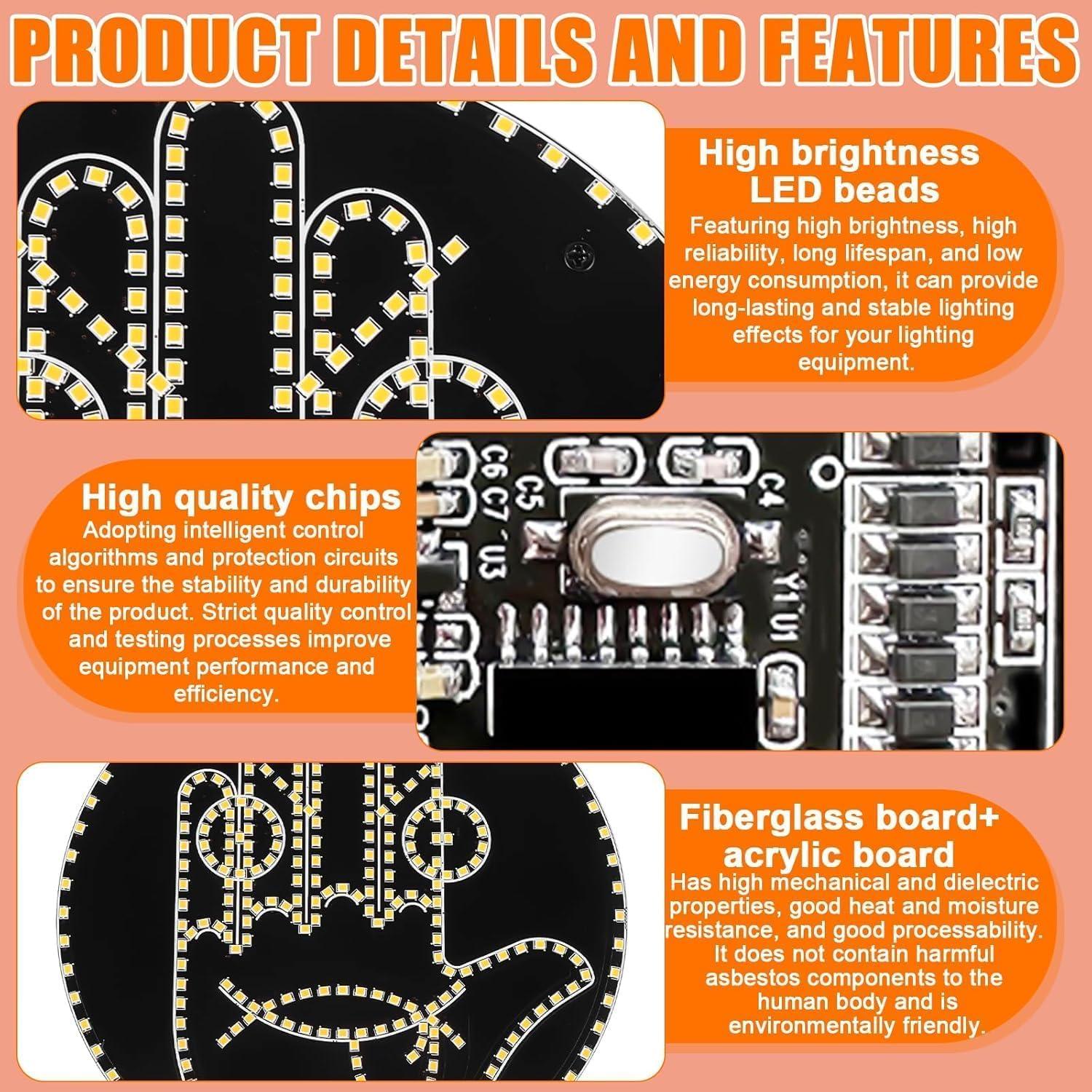 Luz LED para Auto DWLXVJA 2 en 1 con Control Remoto