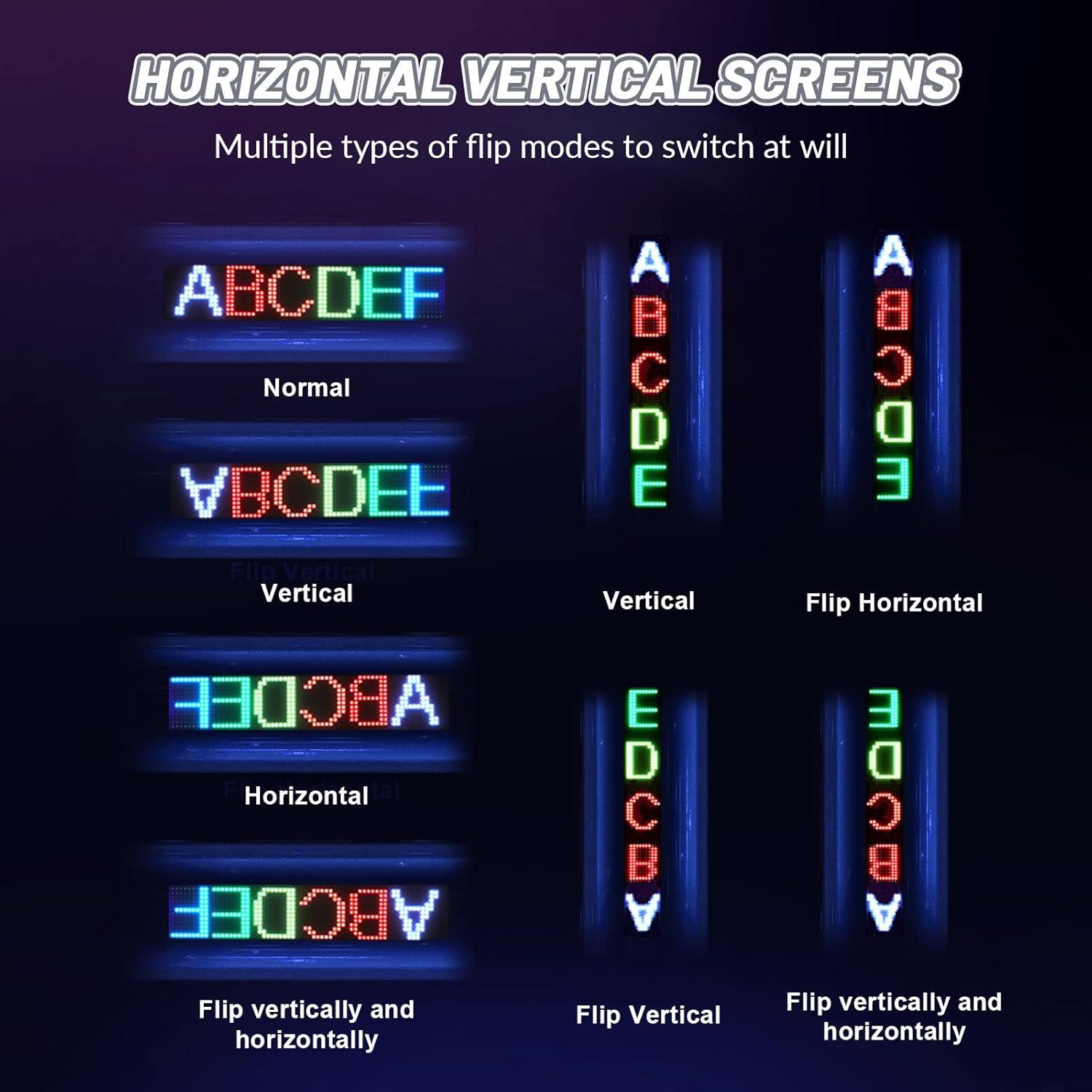 Letrero LED Programable Rayhome 68.58x12.7cm Multicolor Bluetooth