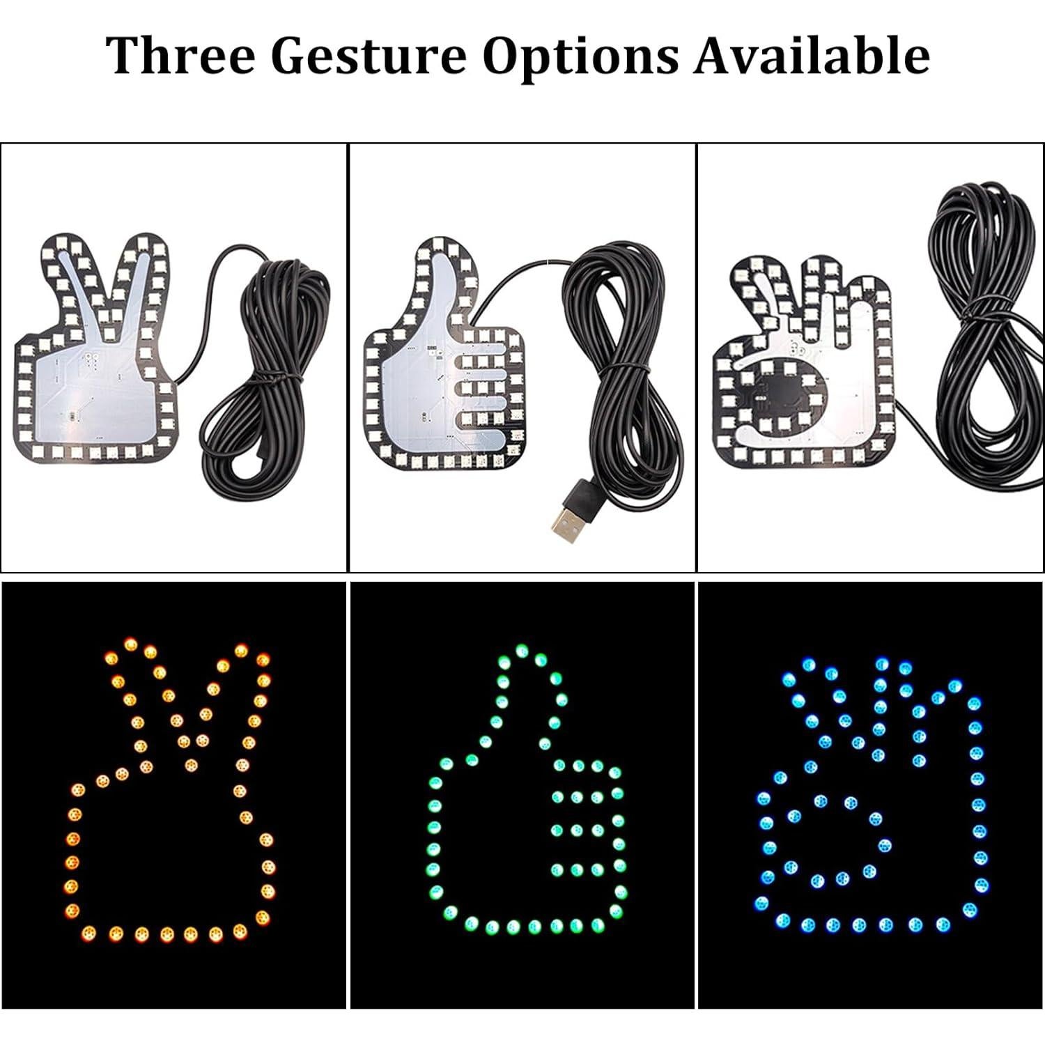 Luz de Gestos LED Vahinix para Coche - Accesorios Divertidos