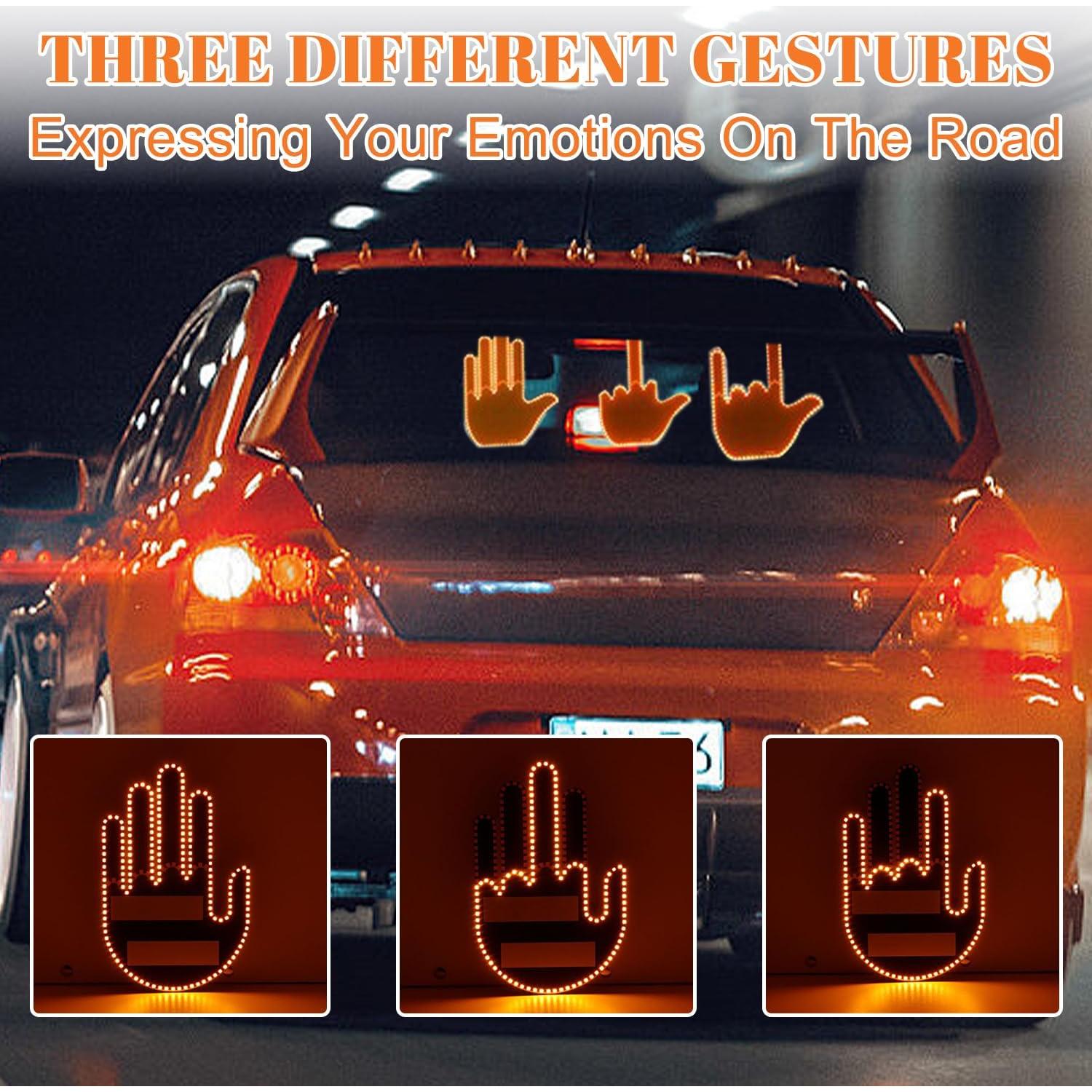 Luces de Gestos para Coche TourKing - Control Remoto, 14 Modos