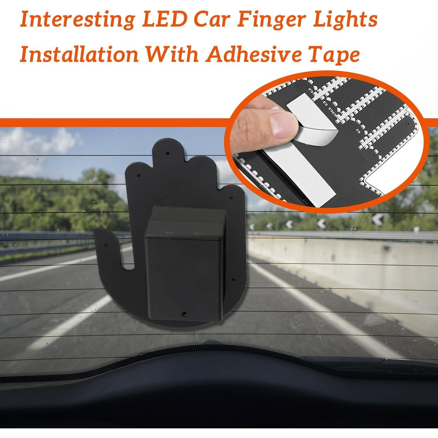 Luces de Gestos para Coche TourKing - Control Remoto, 14 Modos