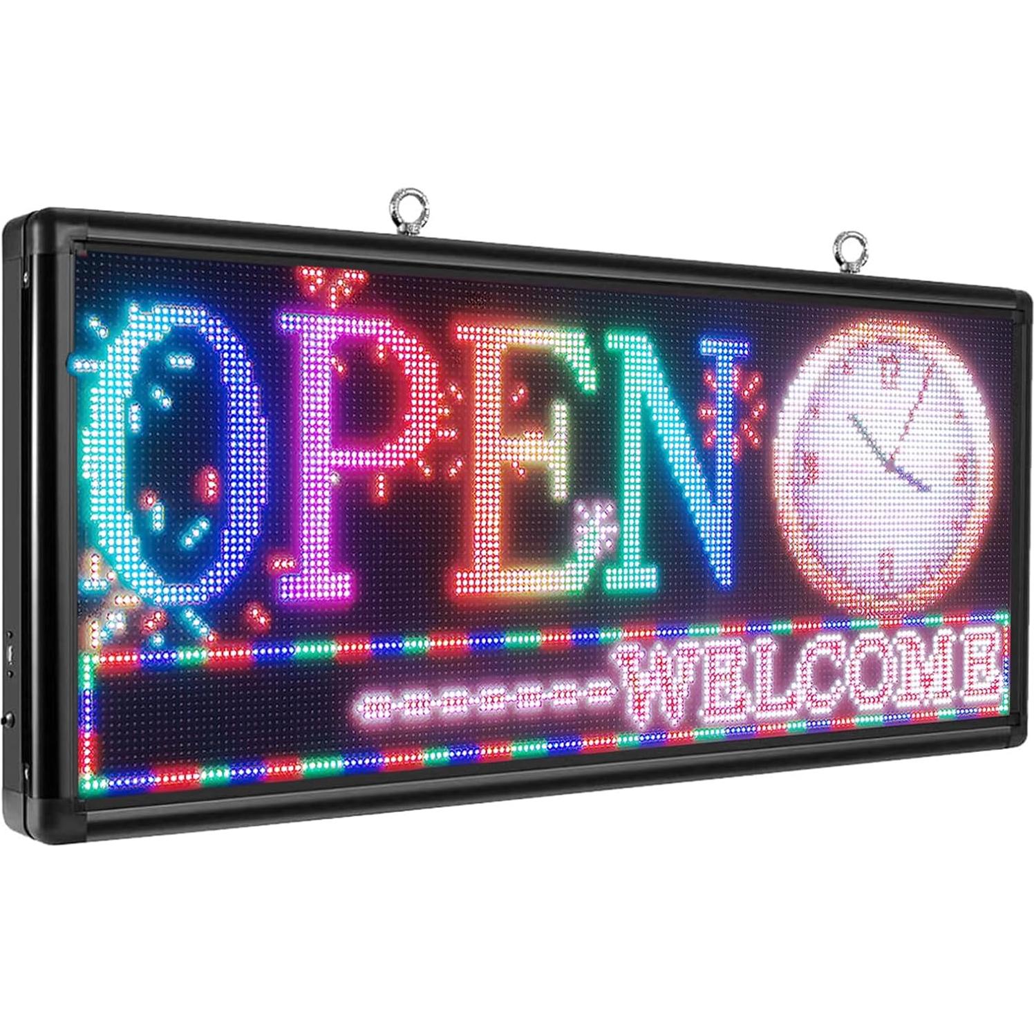 Cartel LED Exterior P6 101.6x45.7cm DS ledsign IP45