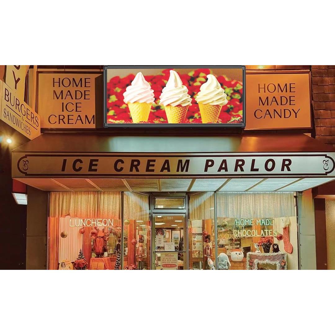 Cartel LED Exterior P6 101.6x45.7cm DS ledsign IP45