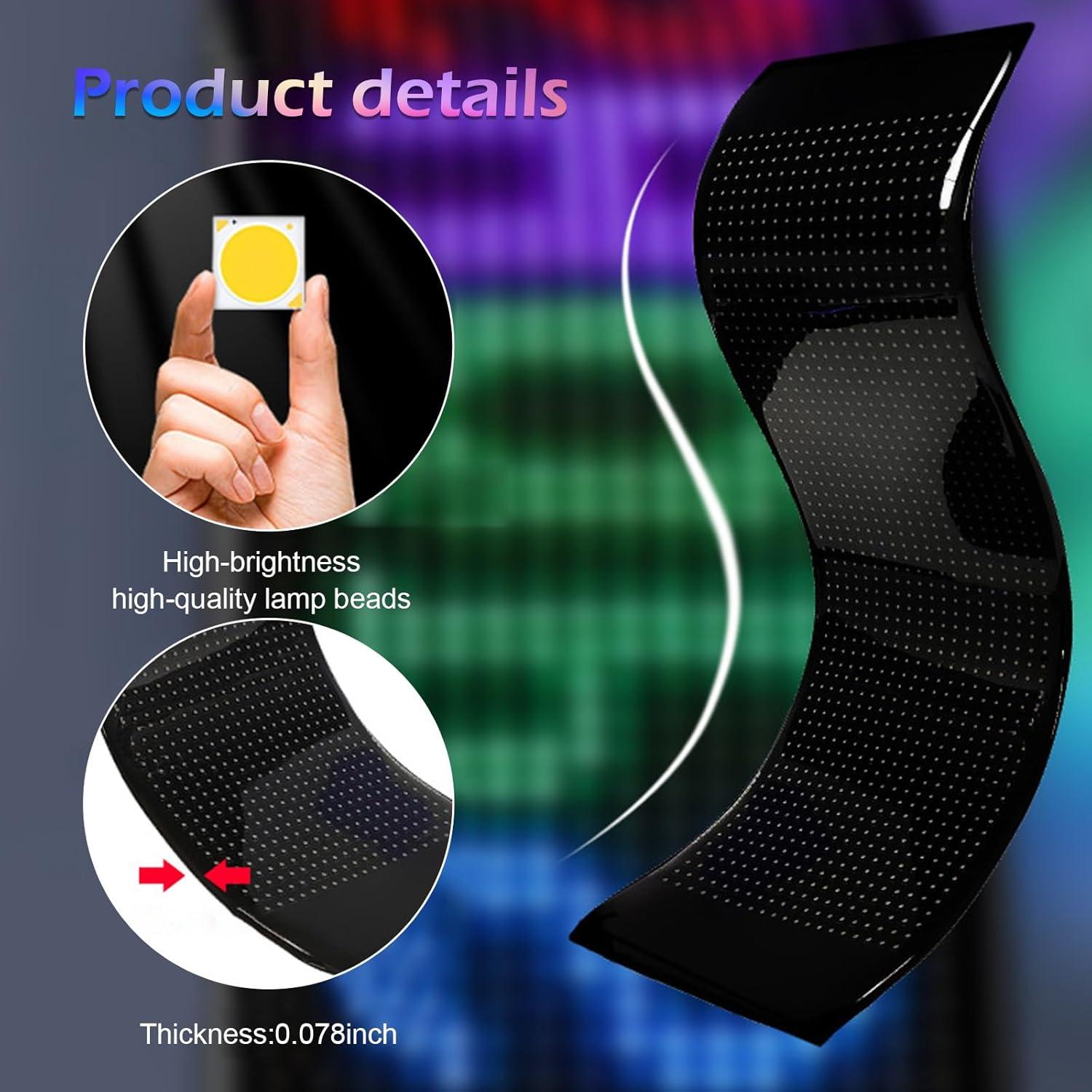 Cartel LED Flexible Polcatay POLXSP6201BL, RGB Impermeable