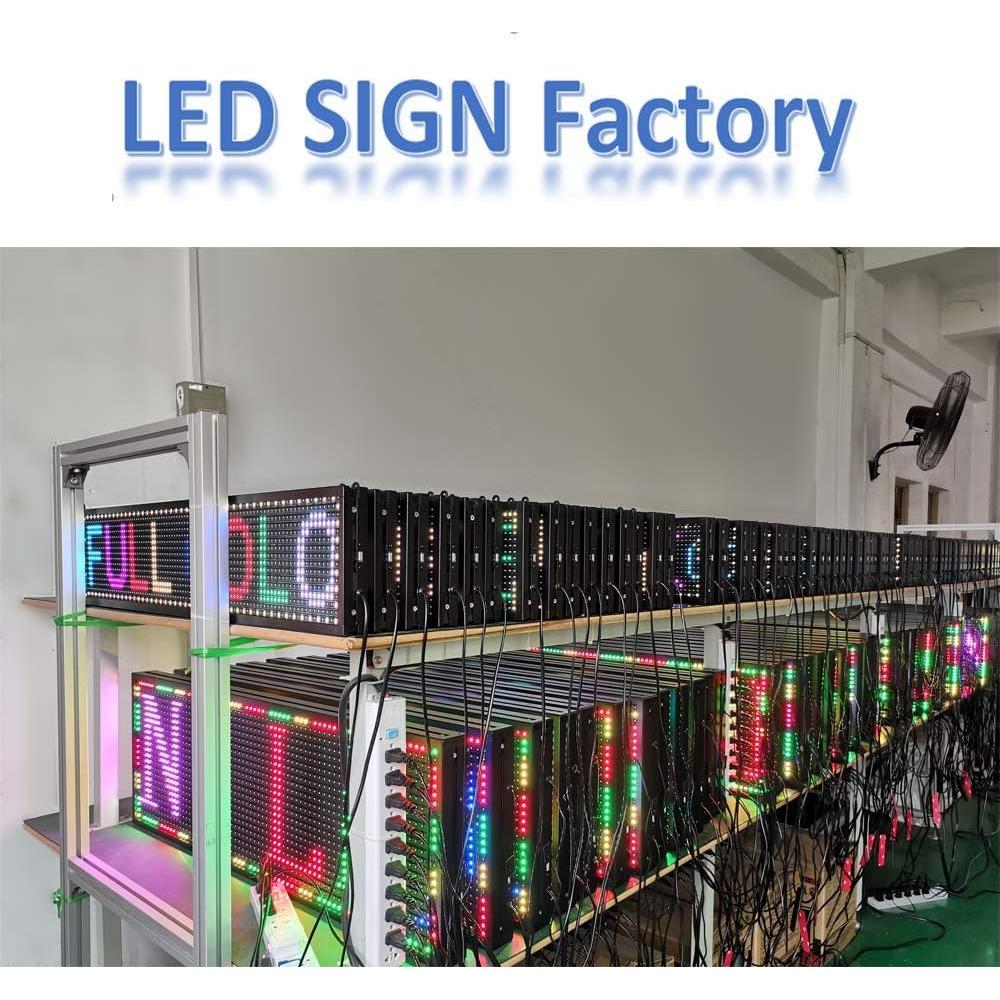 Cartel LED Programable P10 DS ledsign 99x19 cm Color Completo