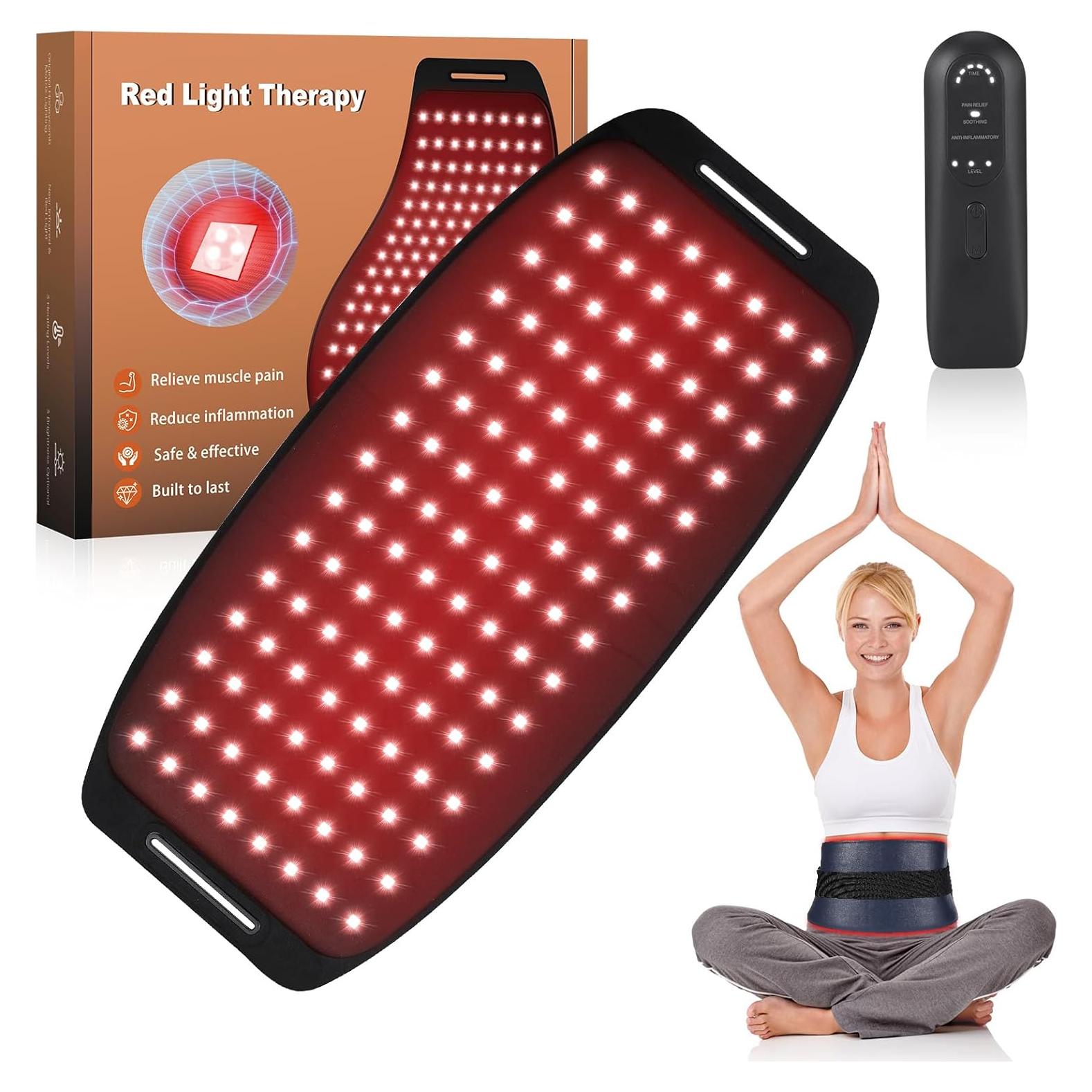 Cinturón de Terapia de Luz Roja Muuruu 660nm 850nm Infrarrojo