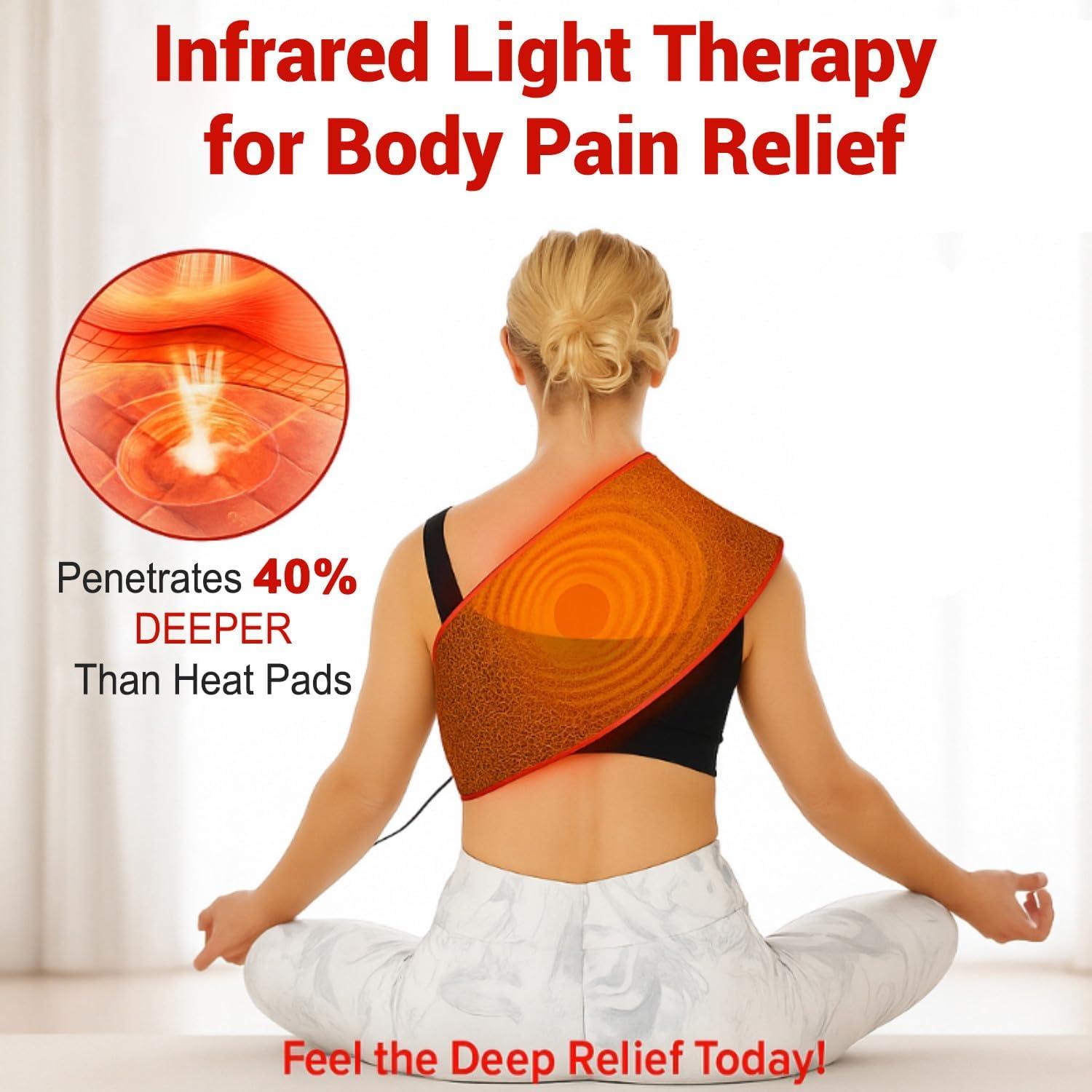 Cinturón de Terapia de Luz Roja Muuruu 660nm 850nm Infrarrojo