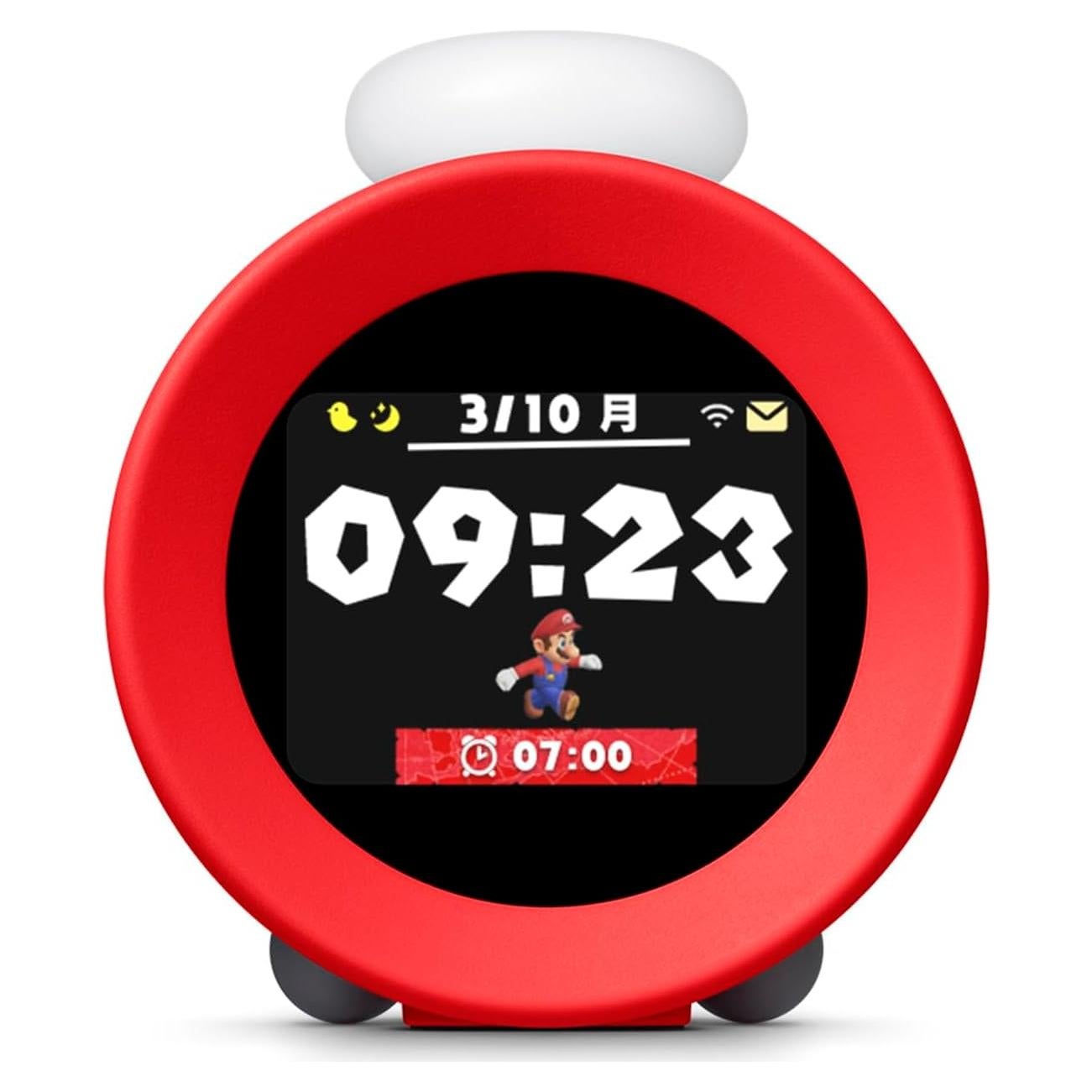 Reloj Despertador Digital Nintendo Alarmo Rojo Pequeño