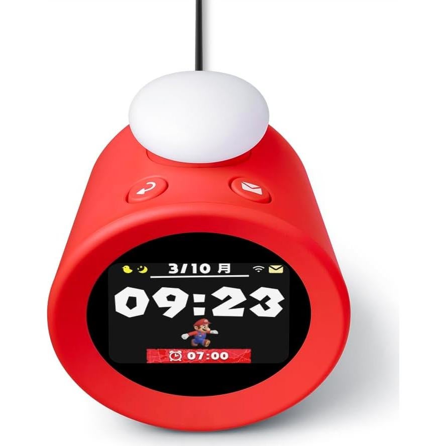 Reloj Despertador Digital Nintendo Alarmo Rojo Pequeño