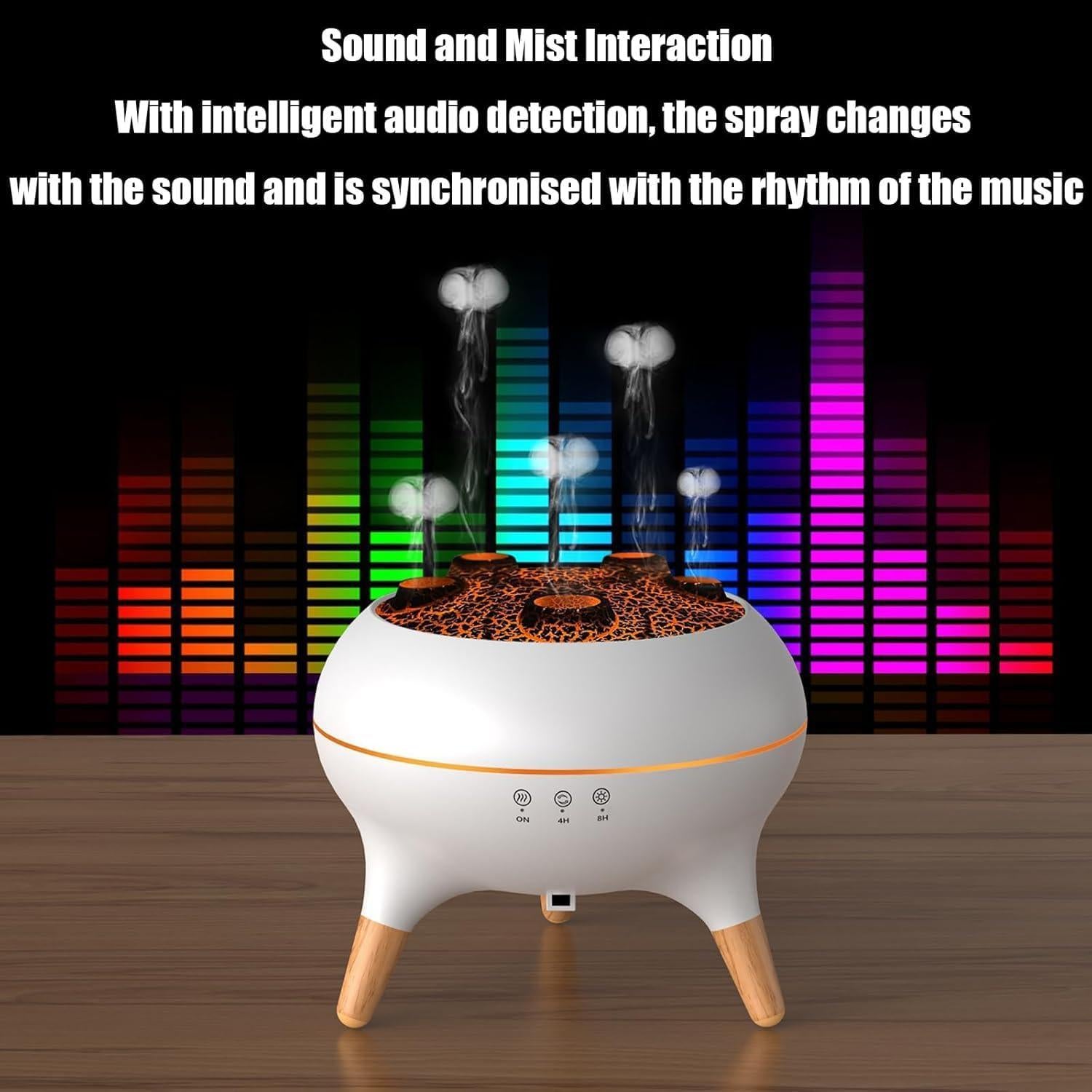 Humidificador y Difusor de Aromaterapia Noigoa 250ml Ultrasonico