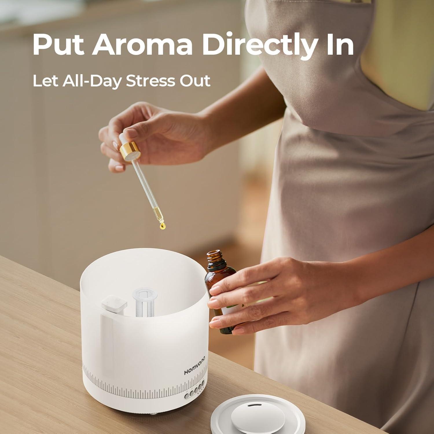 Humidificadores Homvana 1.8L - 2 Paquetes para Dormitorio