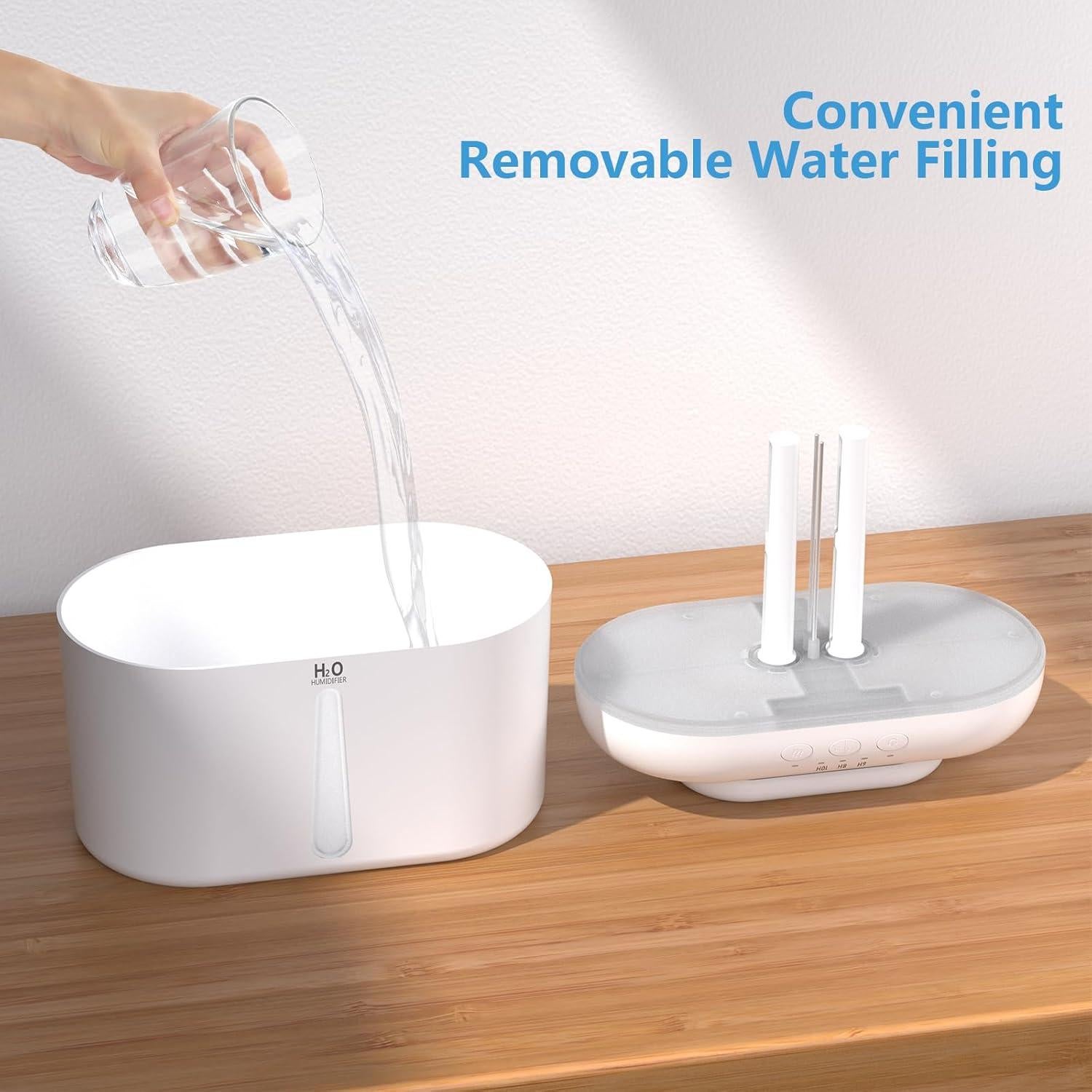 Humidificador Ultrasónico SZO 2.5L Silencioso para Dormitorio