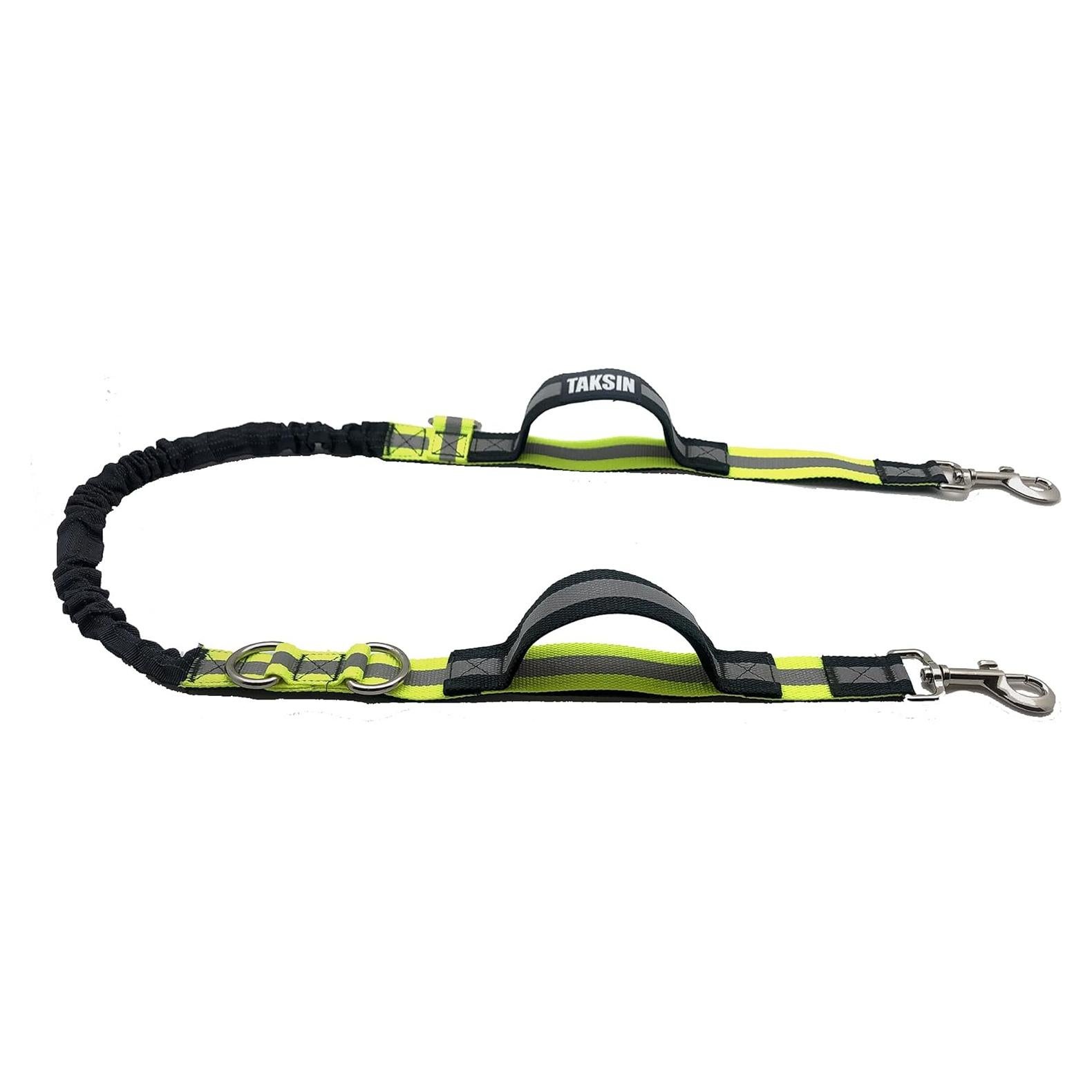 Correa Reflectante Taksin con Amortiguador y Mangos Acolchados 1.2m