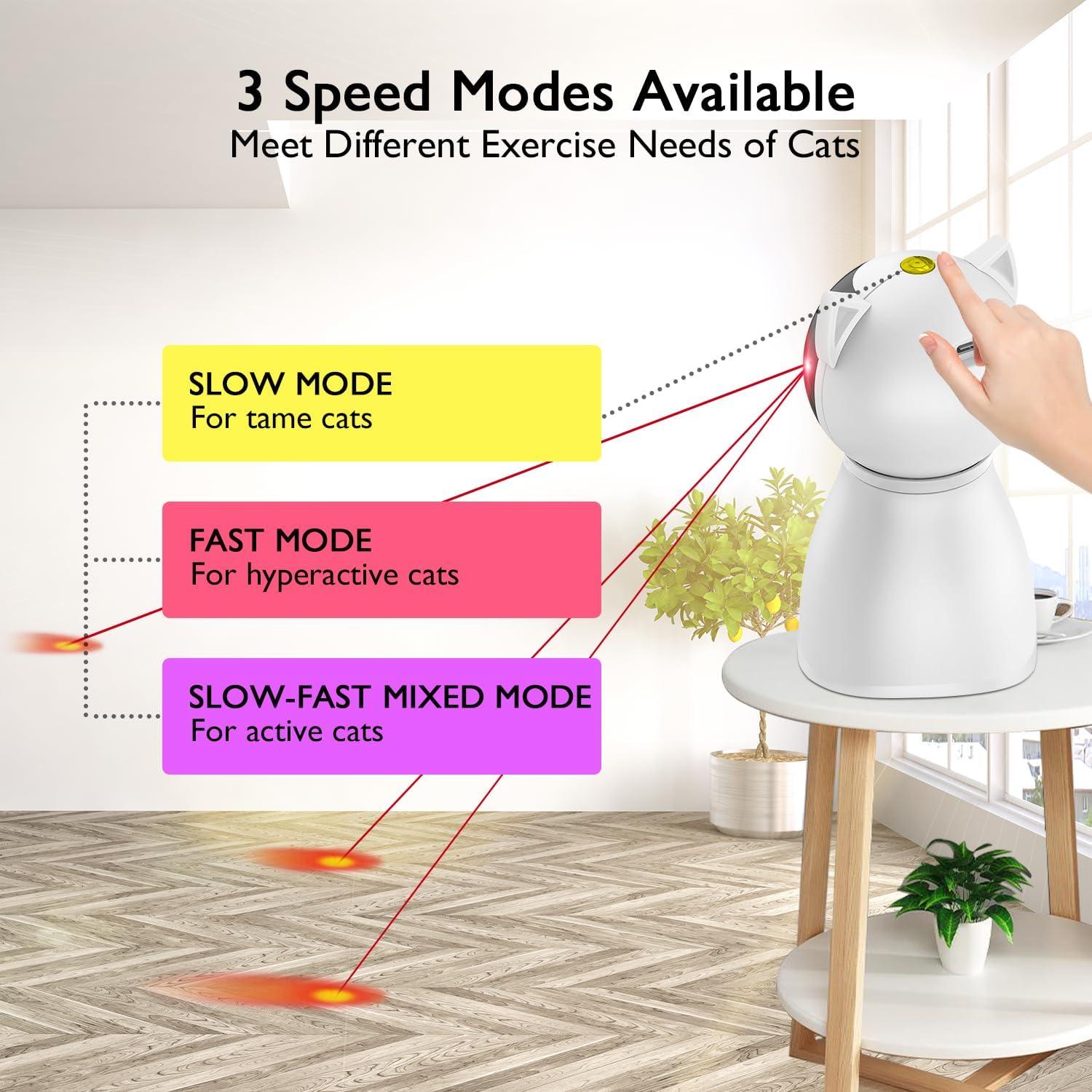 Juguete Interactivo para Gatos Valonii M05 con Láser Automático