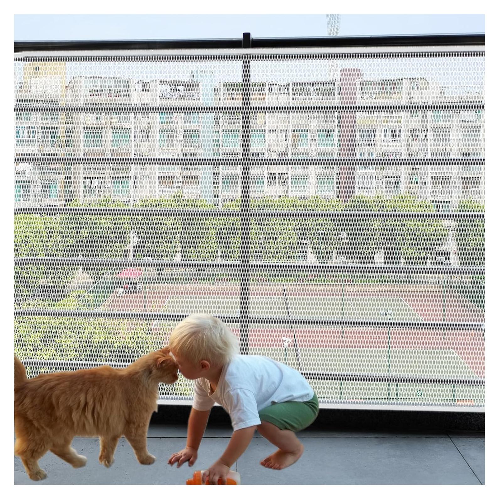 Red de Seguridad para Balcón Sunjoy Castle 2m x 0.9m Niños Mascotas