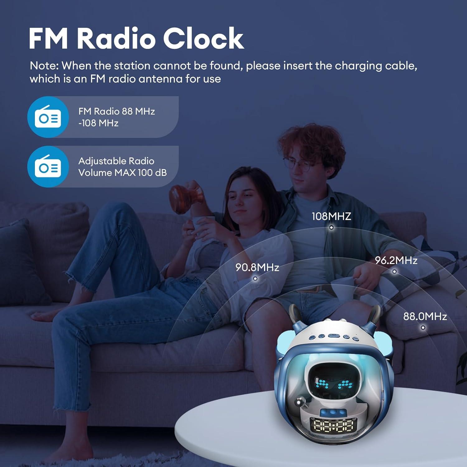 Reloj Despertador Digital Gugubrond para Niños con Bluetooth