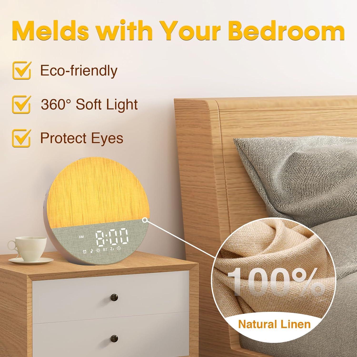 Despertador Luz del Amanecer Shenzhenshi YF04 con Sonido Natural