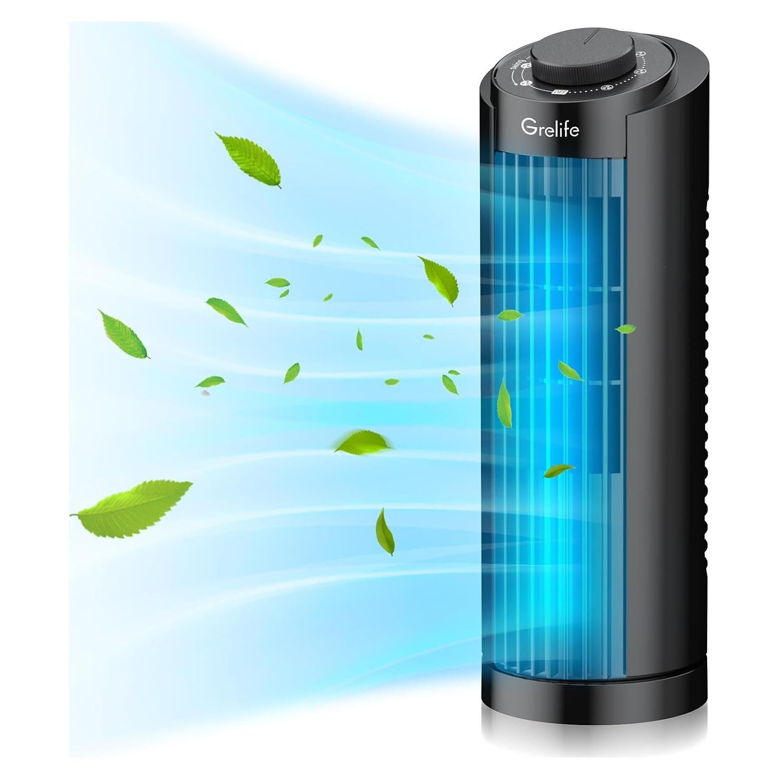 Ventilador Torre Grelife TF2007E1 35.56 cm Control Remoto