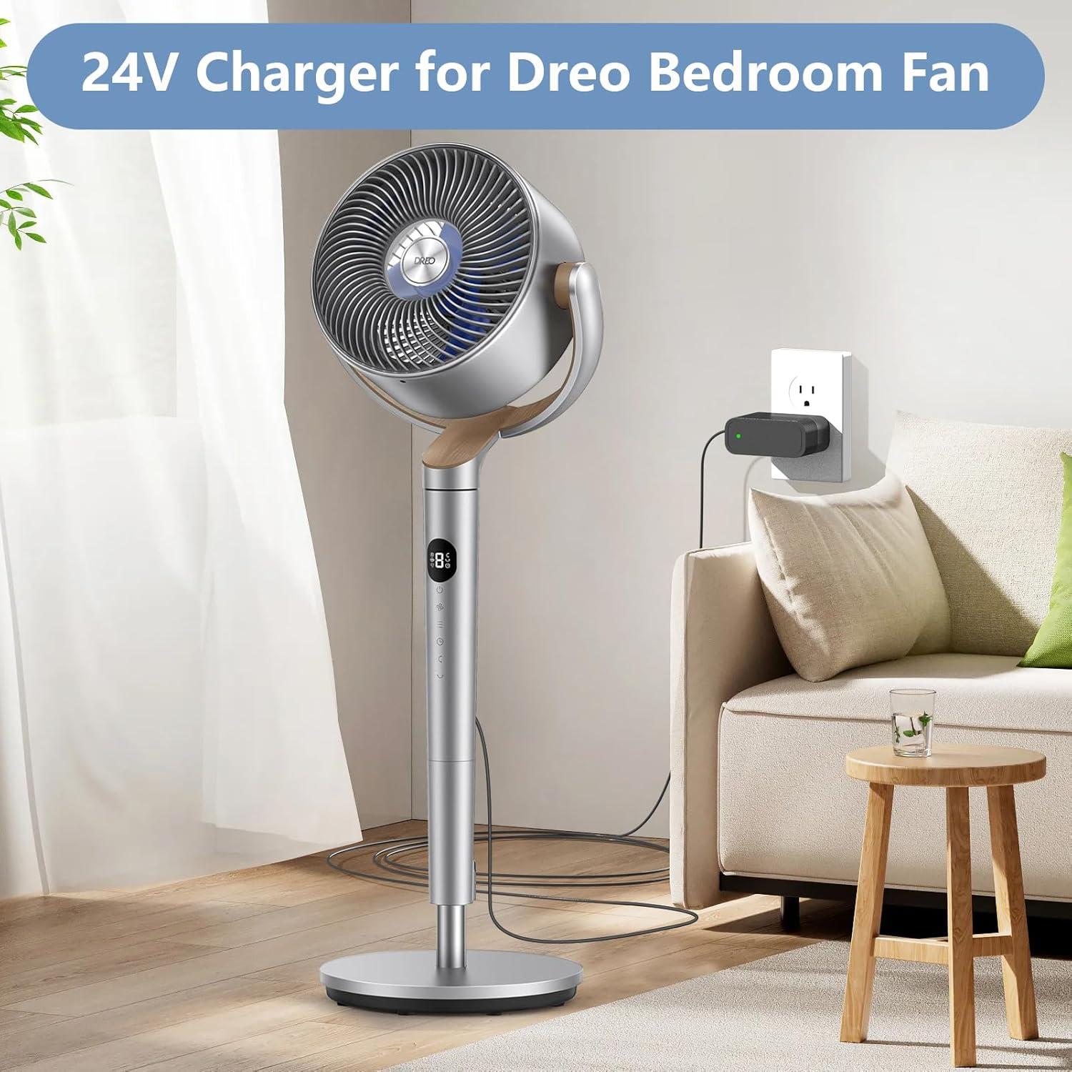 Cargador 24V 1A Dreo PolyFan 502 508S 704S 513S