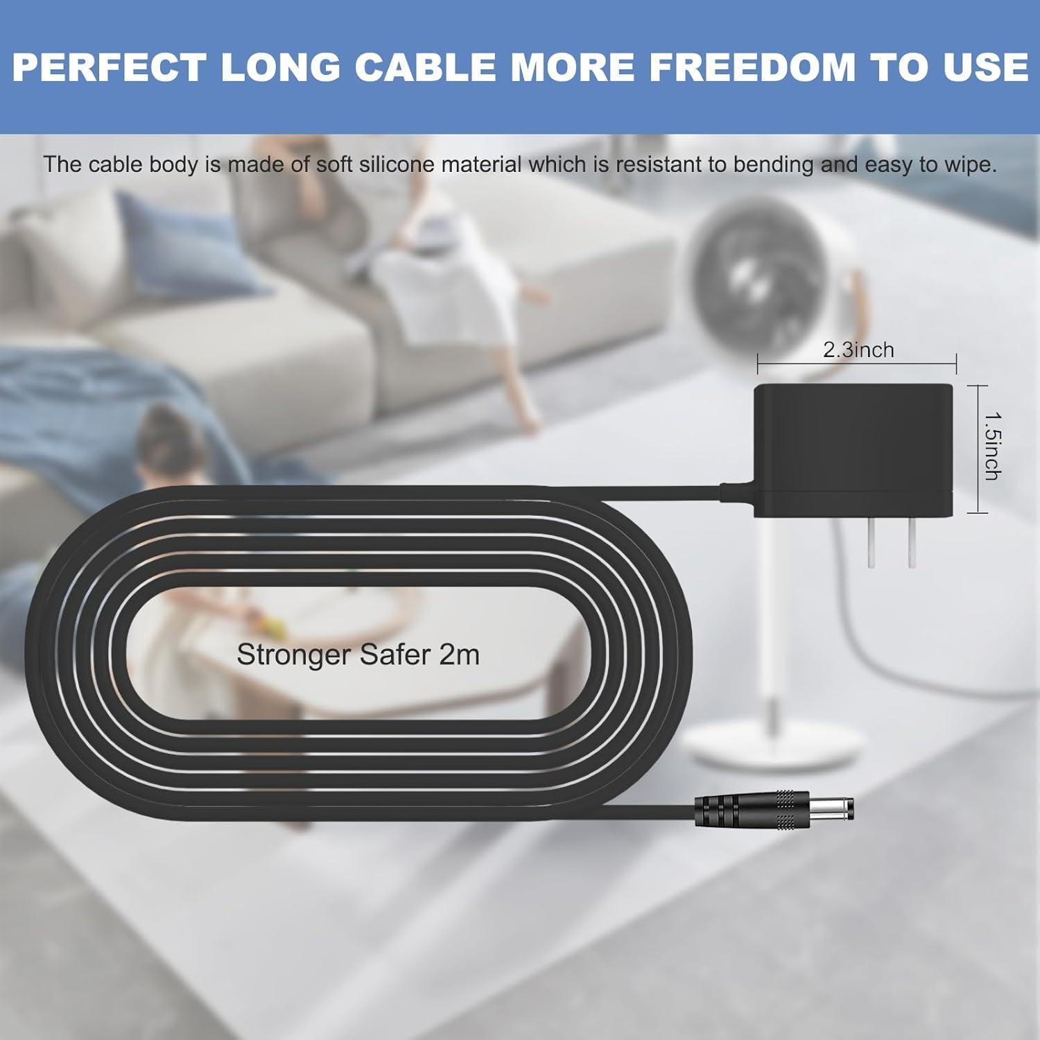 Cargador 24V Dreo DR-HAF003S Adaptador Ventilador Silencioso