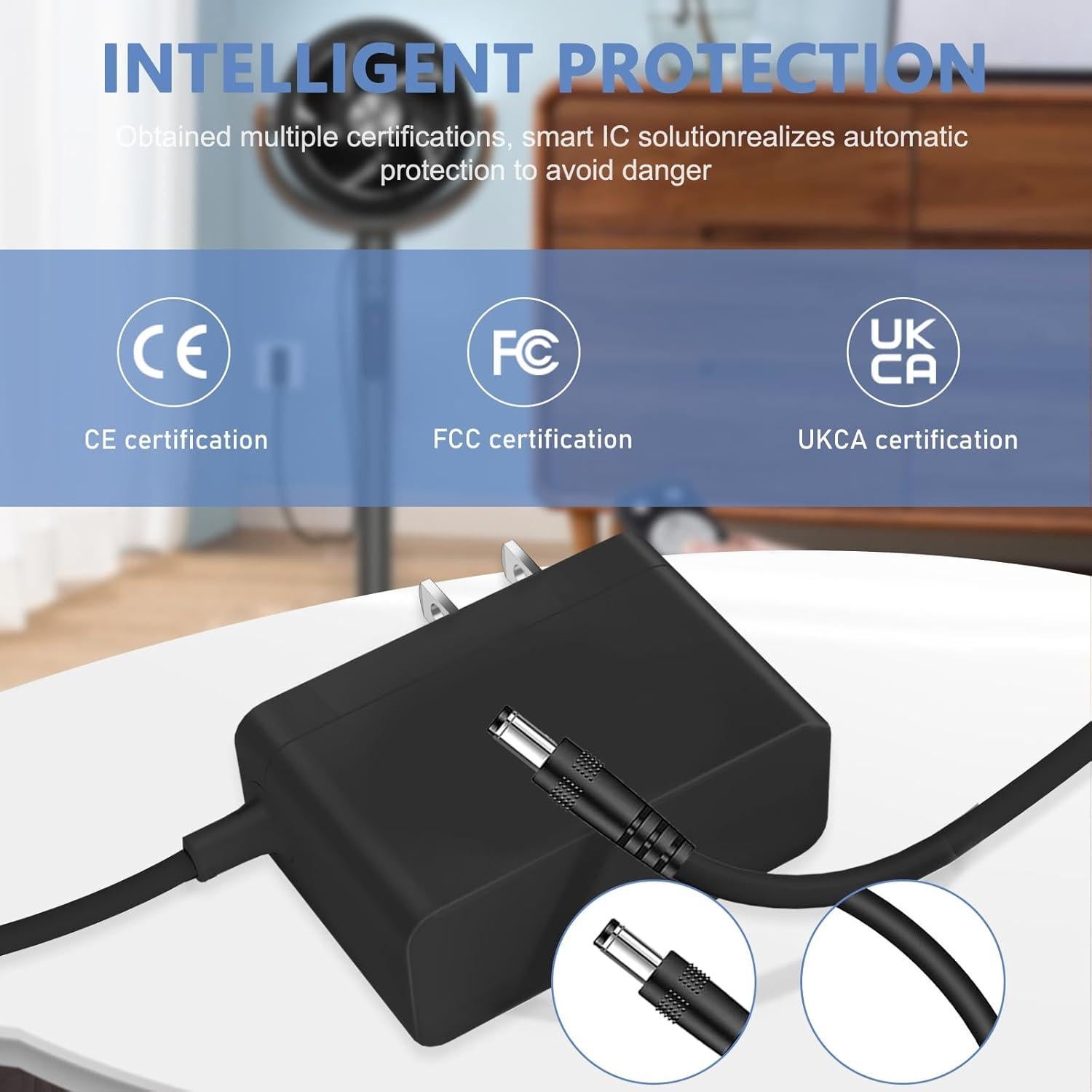 Cargador 24V Dreo DR-HAF003S Adaptador Ventilador Silencioso