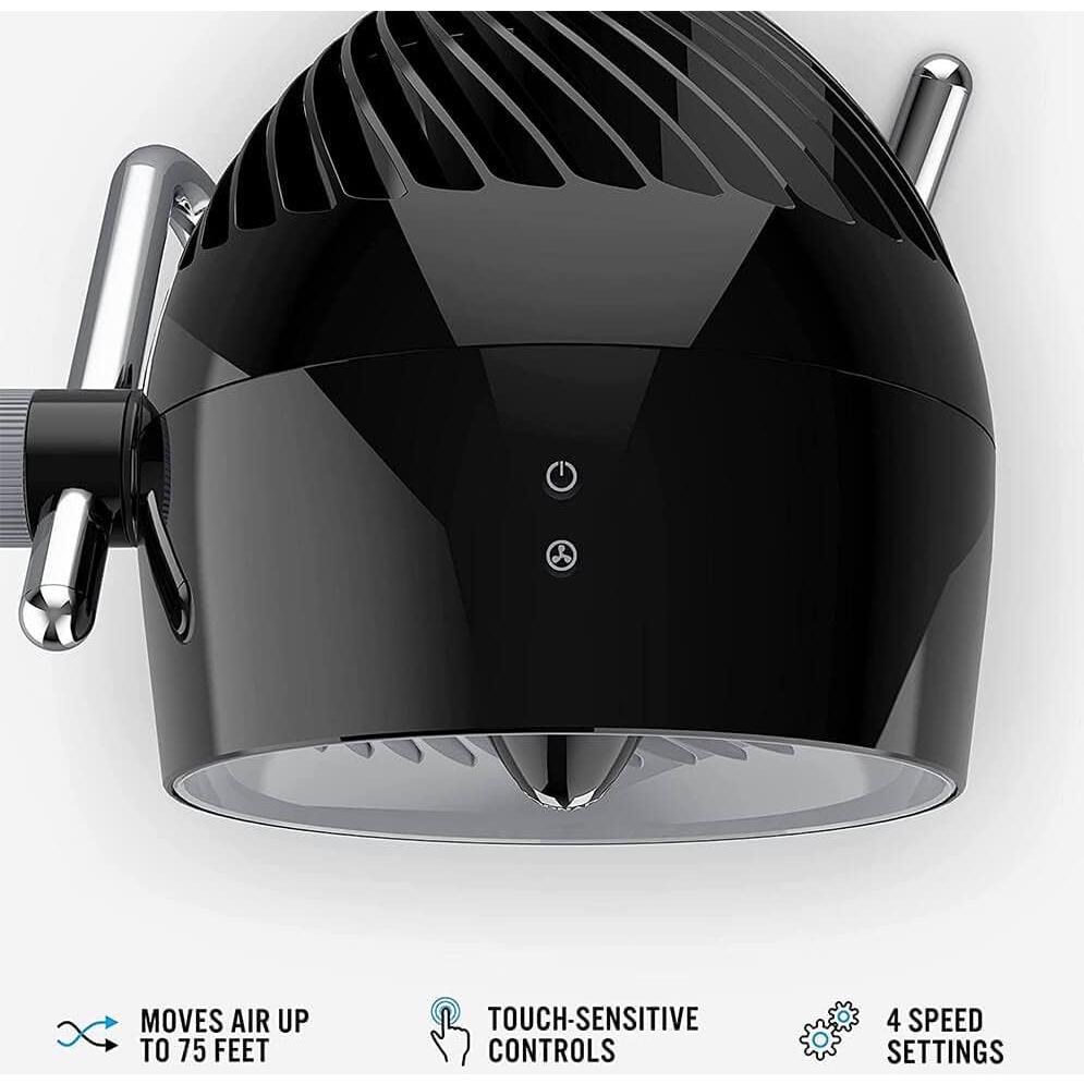 Ventilador Circulador de Aire Vornado Pivot6 Negro 4 Velocidades