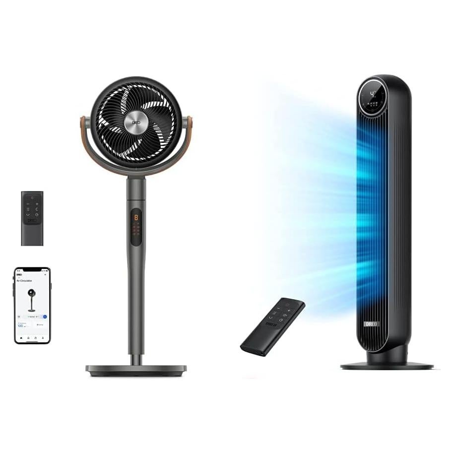 Ventilador de Pedestal Dreo DR-HTF007 con Control Remoto 8 Velocidades