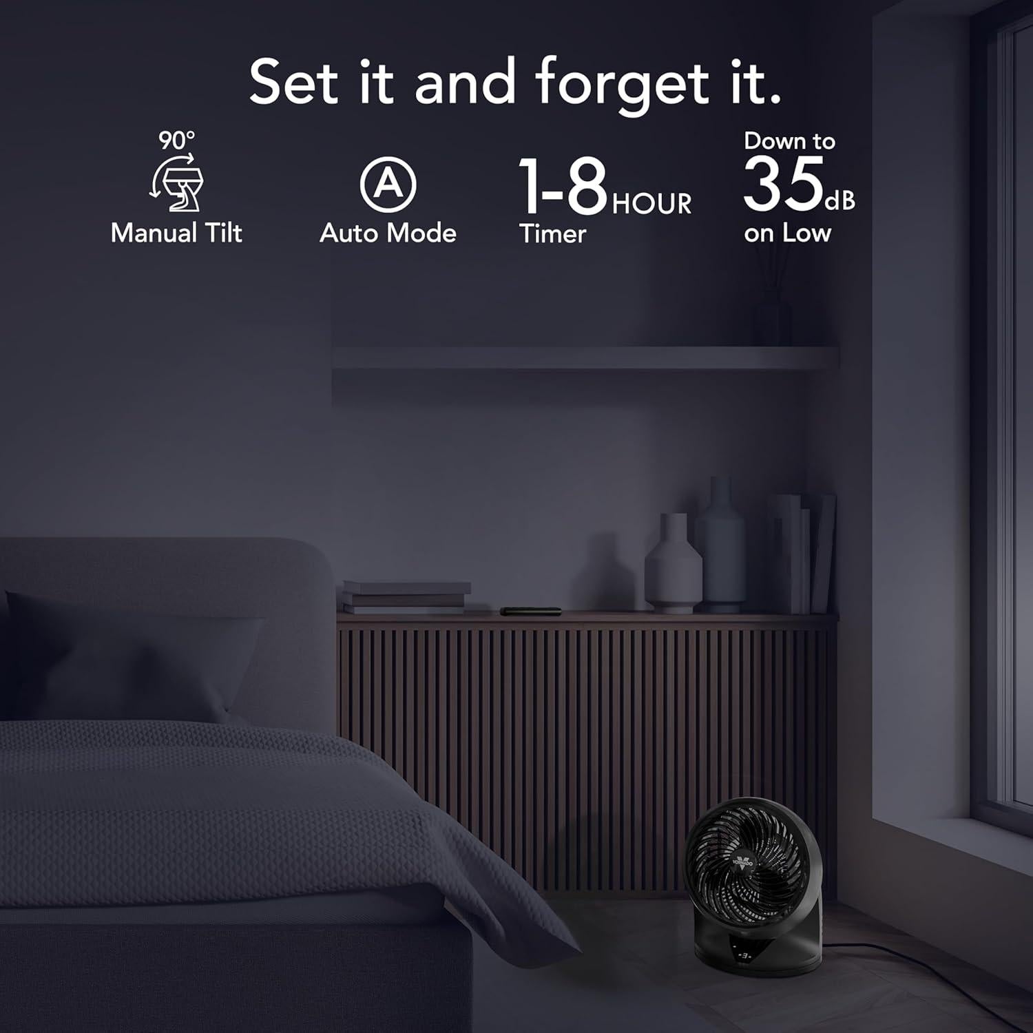 Ventilador Circulador de Aire Vornado 753 OSC con Control Remoto