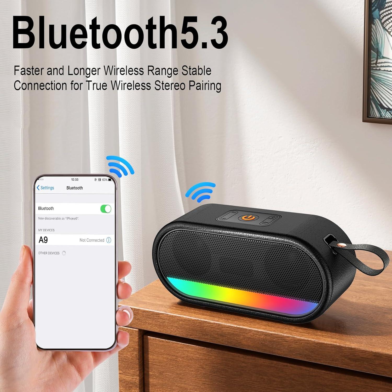 Altavoz Bluetooth Dyurwa A9 24W Impermeable IPX6 10H