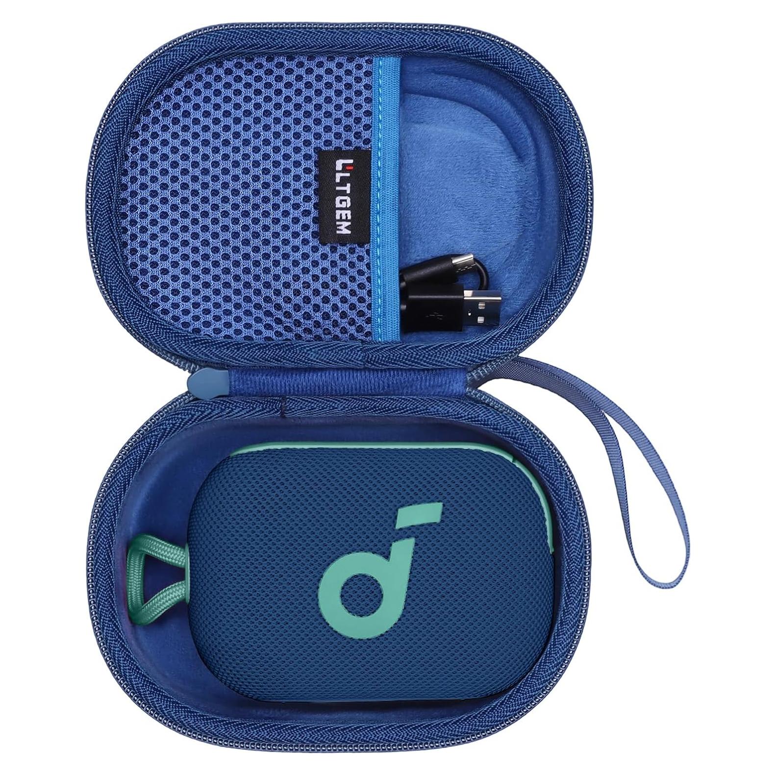 Funda LTGEM para Altavoz Soundcore Select 4 Go Azul