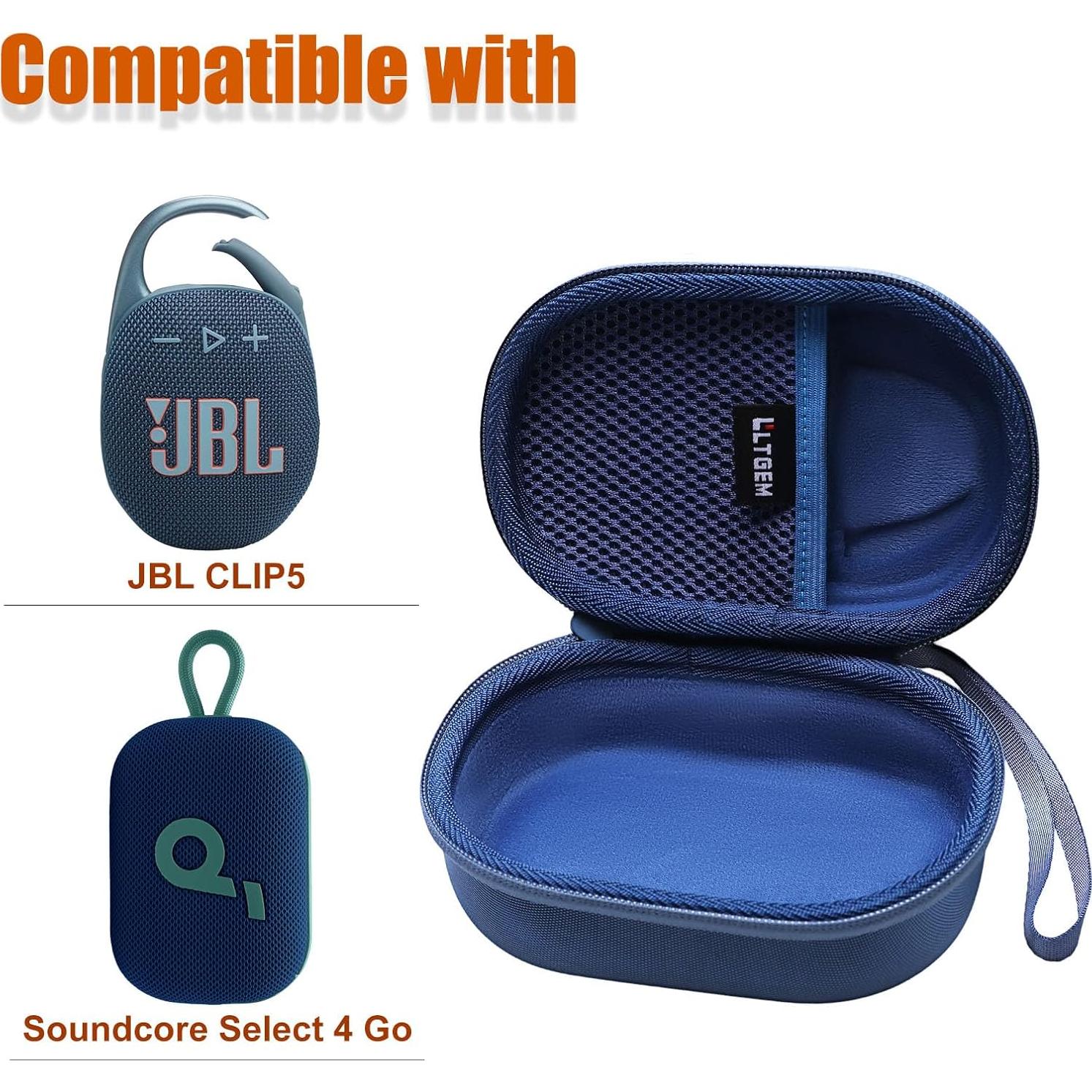 Funda LTGEM para Altavoz Soundcore Select 4 Go Azul