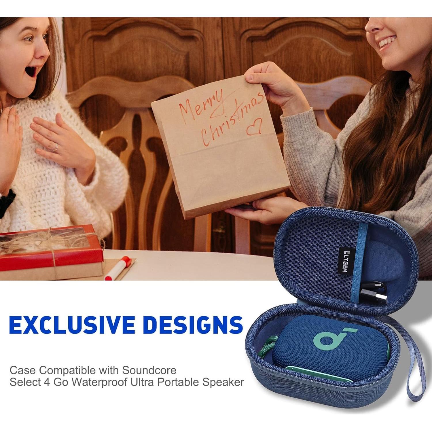 Funda LTGEM para Altavoz Soundcore Select 4 Go Azul