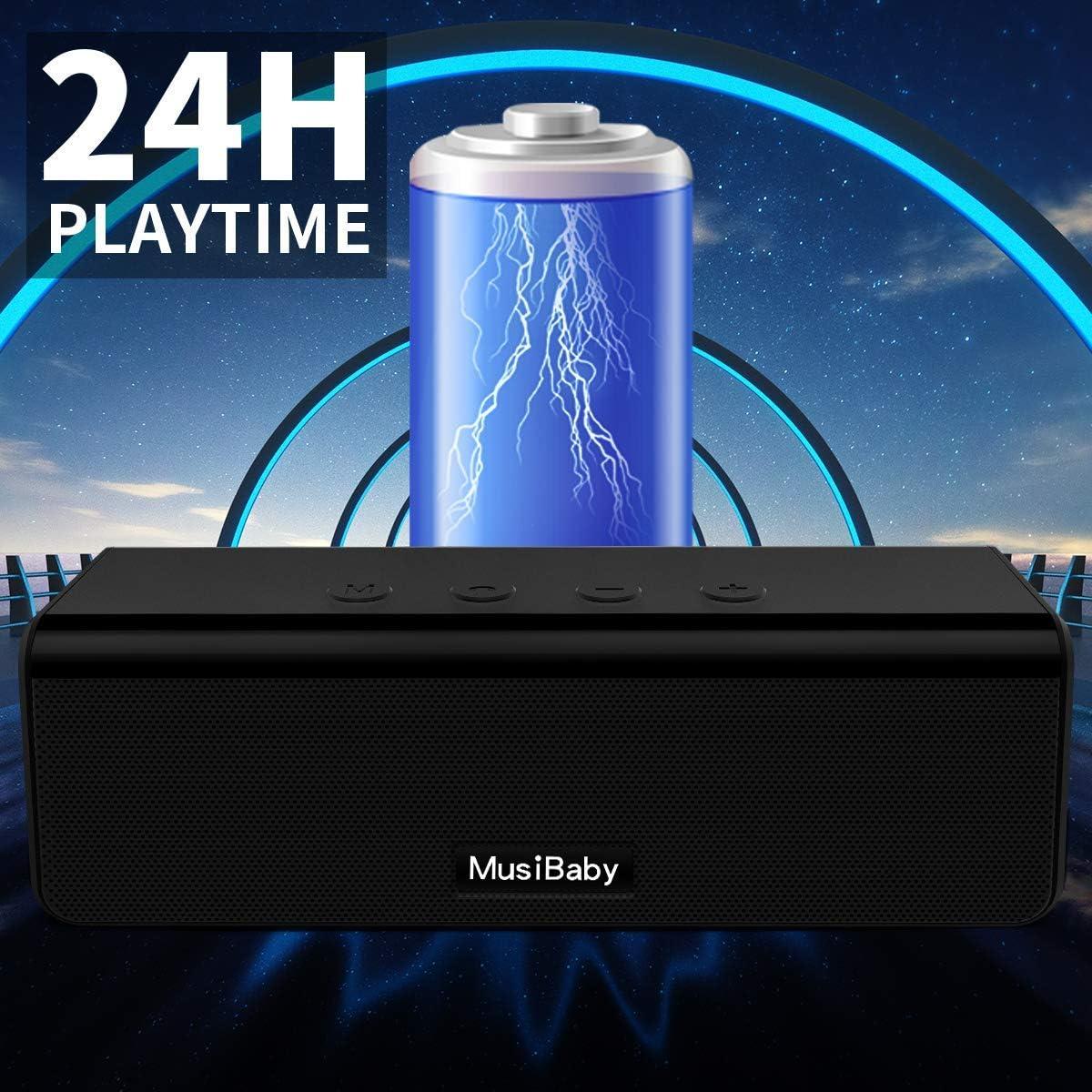 Altavoz Bluetooth MusiBaby M71 Portátil Impermeable 24H Estéreo